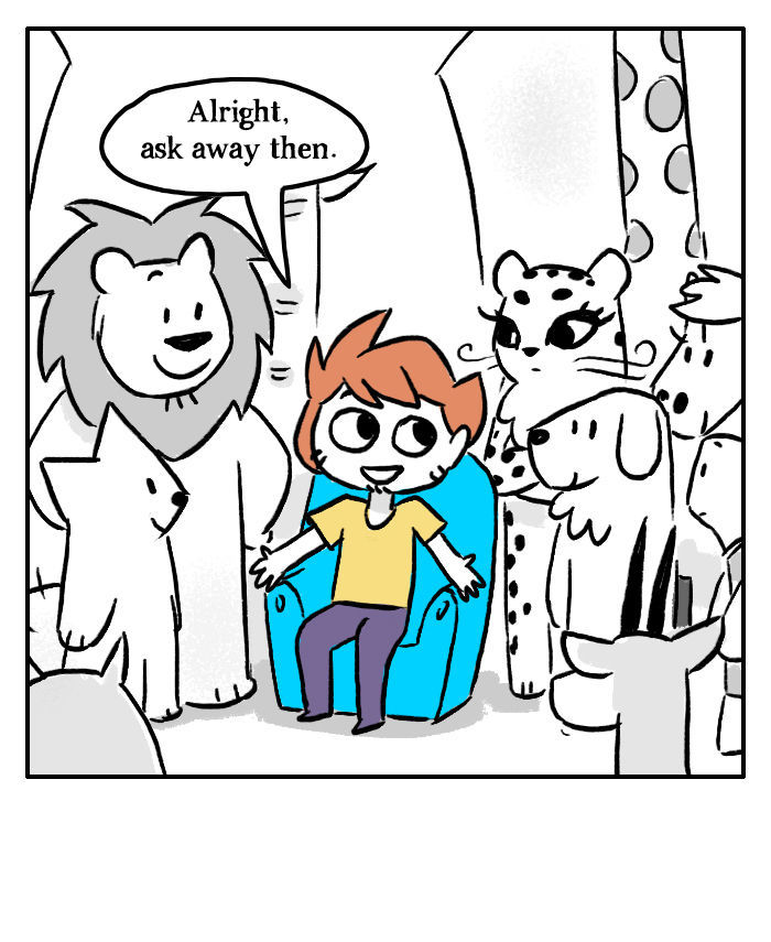 Bluechair Chapter 186.5 page 7 - Chapter 186.5 : Q&A #59 April Fools Episode