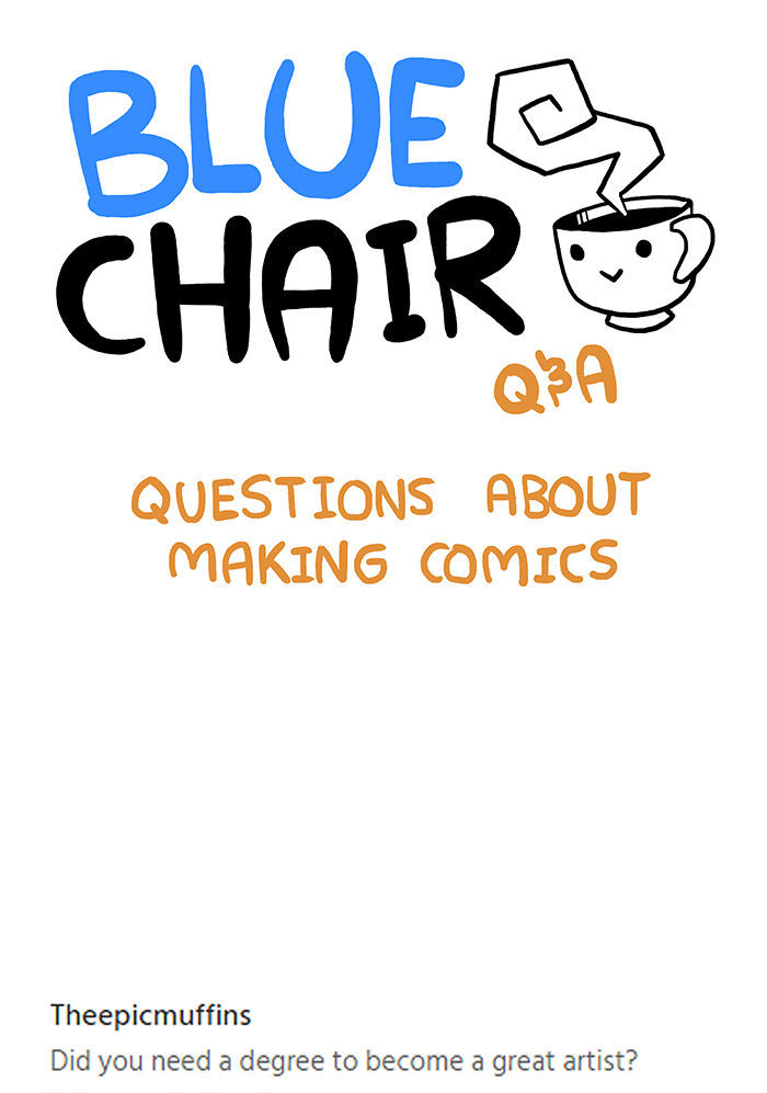 Bluechair Chapter 201.5 page 4 - Chapter 201.5 : Q&A - Session #66 About Comics