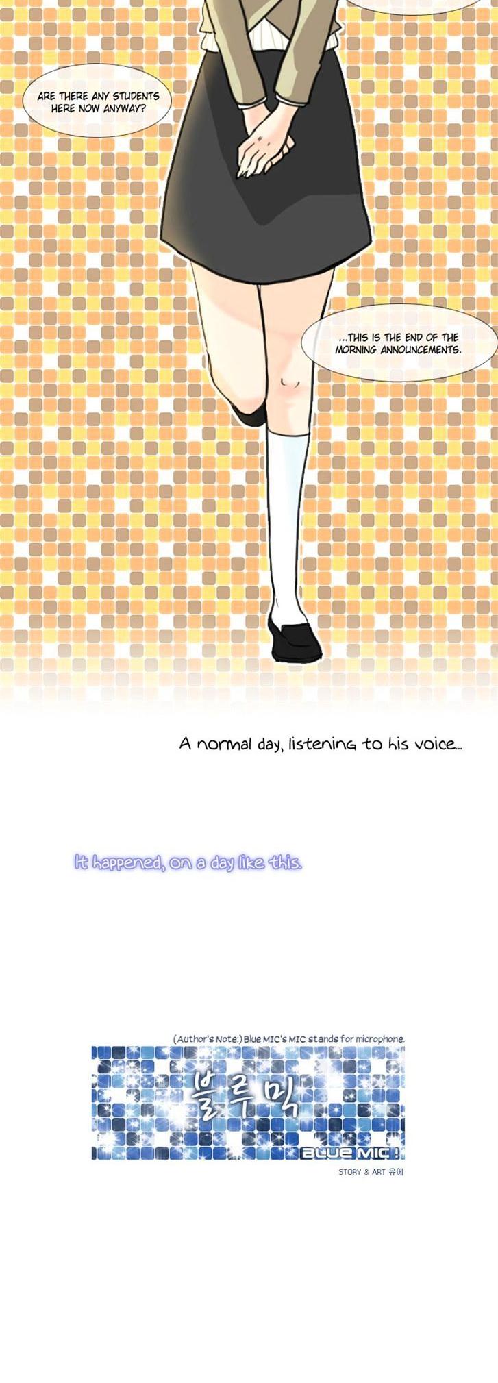 BlueMic! Chapter 0 page 6 - Chapter 0 : Prologue
