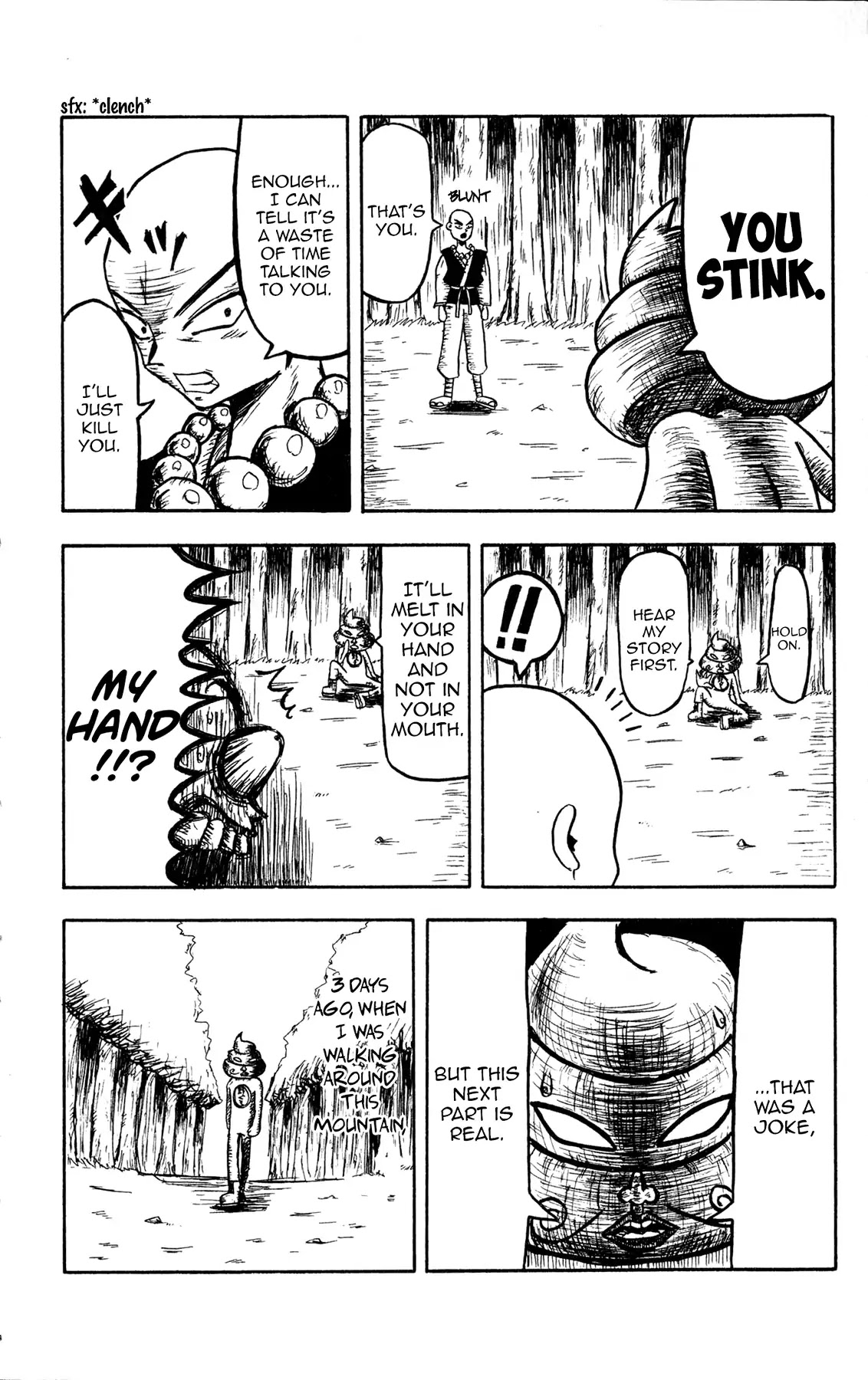 Bobobo-bo Bo-bobo? - Sawai Yoshio Short Story Anthology Chapter 1 page 11 - Chapter 1: Stinky Mountain Action Story