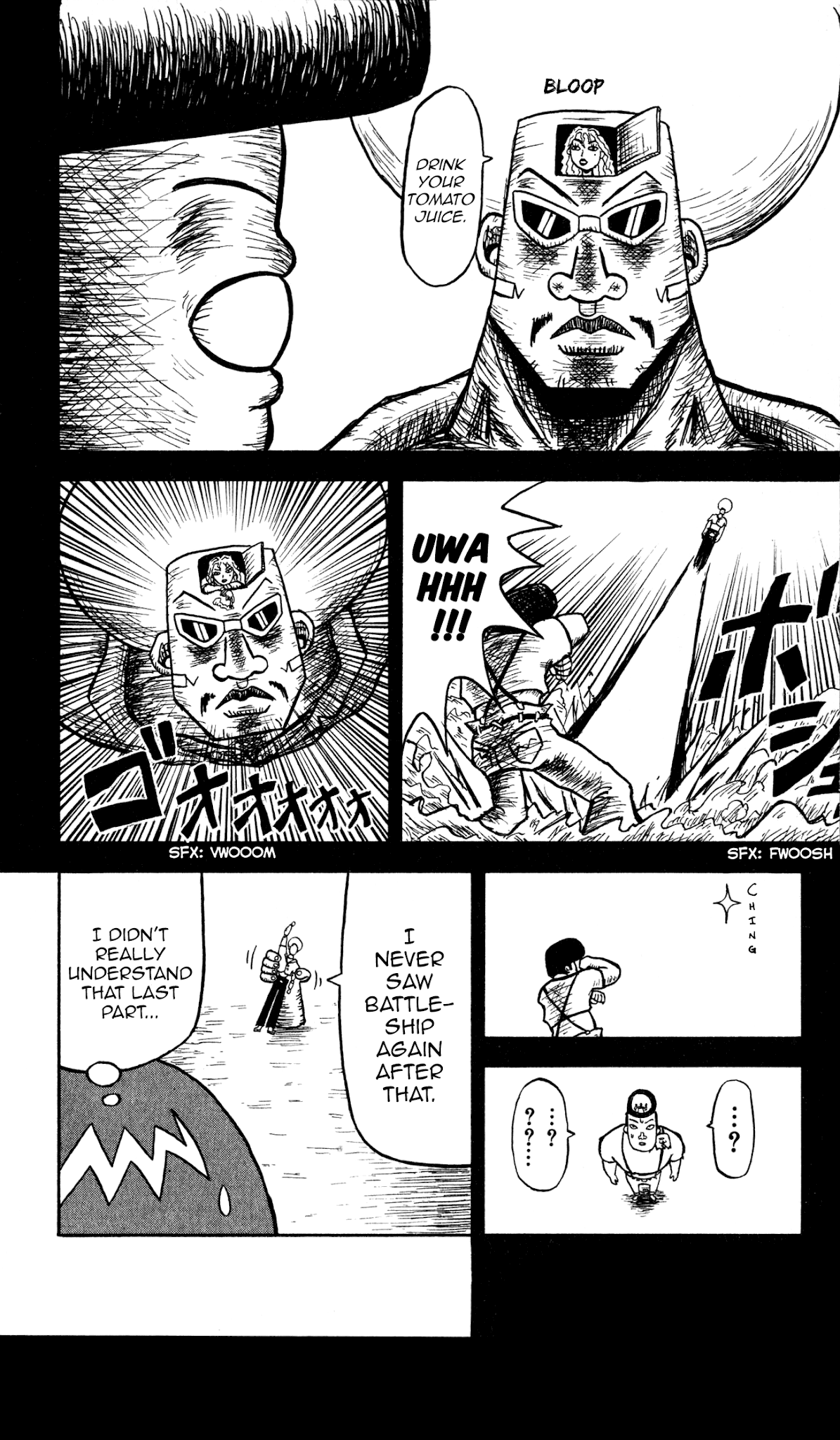 Bobobo-bo Bo-bobo? - Sawai Yoshio Short Story Anthology Chapter 4 page 14 - Chapter 4: Bobobo-bo Bo-bobo: Chapter Two - Bo-bobo and Captain Battleship