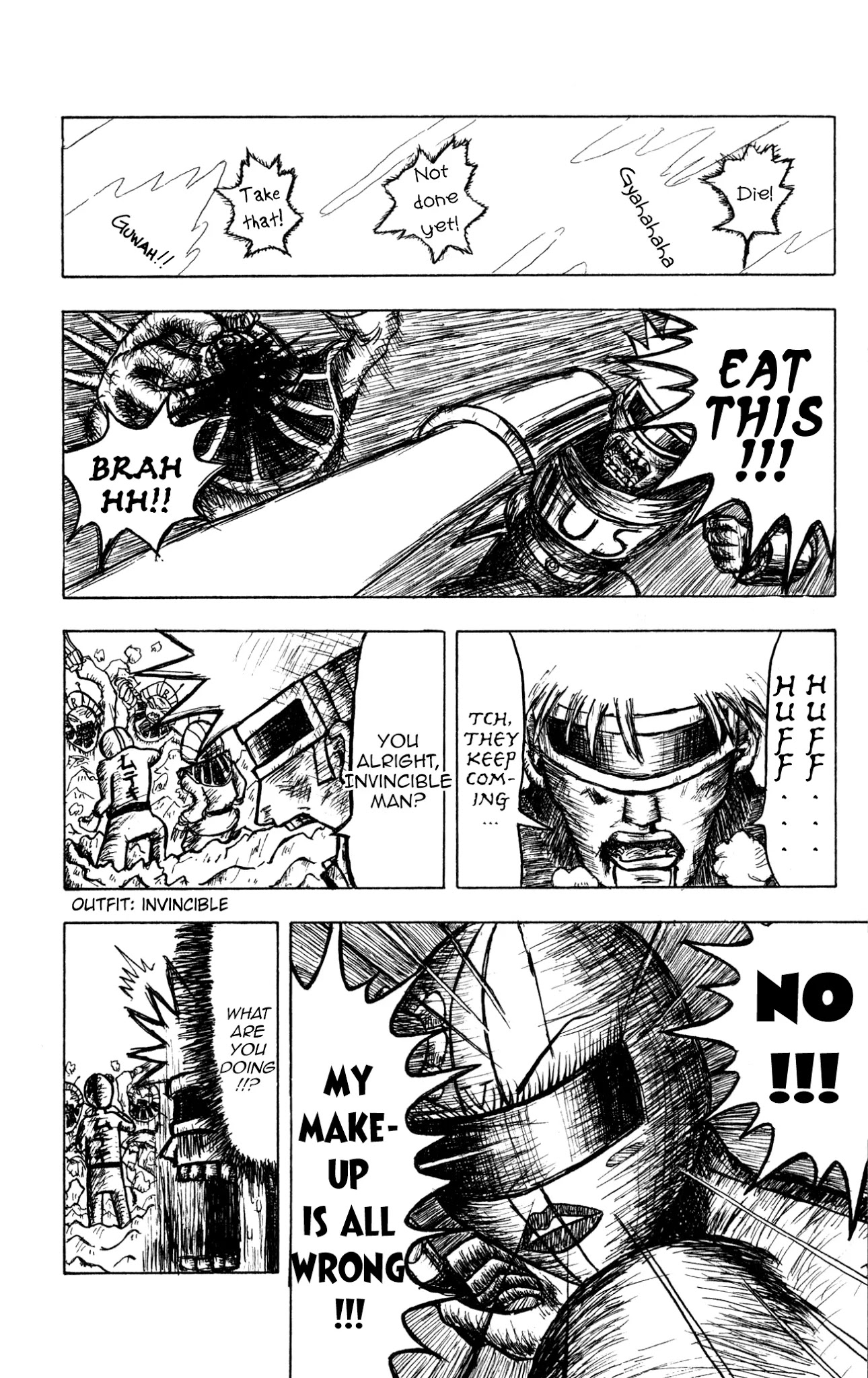 Bobobo-bo Bo-bobo? - Sawai Yoshio Short Story Anthology Chapter 7 page 12 - Chapter 7: Invincibleman