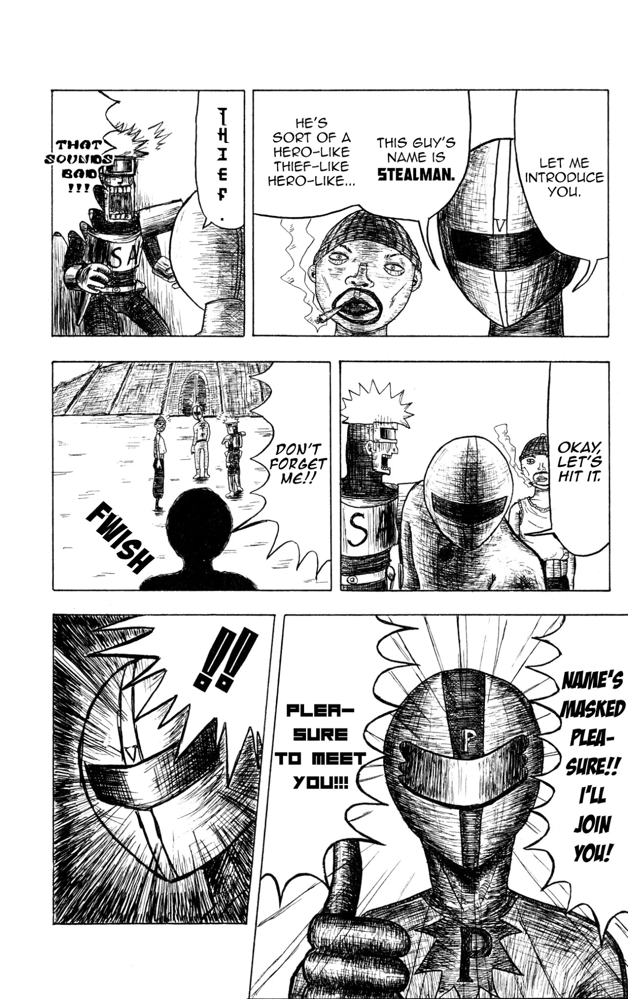 Bobobo-bo Bo-bobo? - Sawai Yoshio Short Story Anthology Chapter 7 page 8 - Chapter 7: Invincibleman