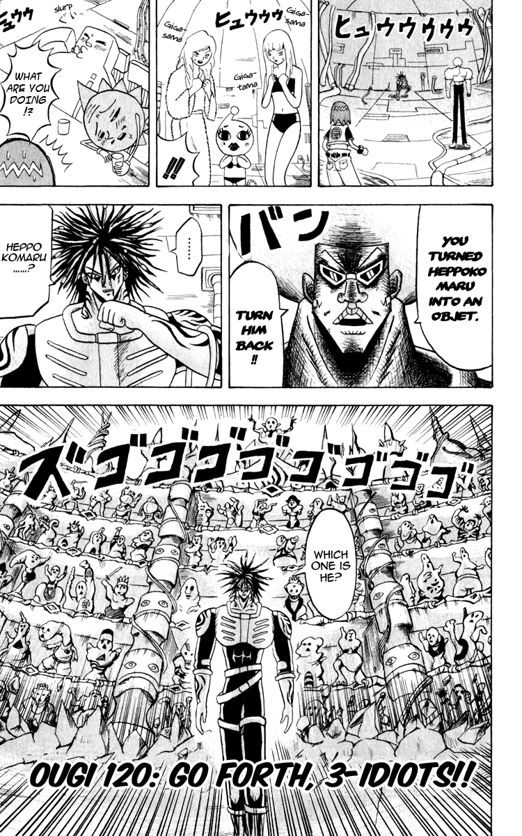Bobobo-bo Bo-bobo Chapter 120 page 2 - Chapter 120: Go Forth, 3-Idiots!!