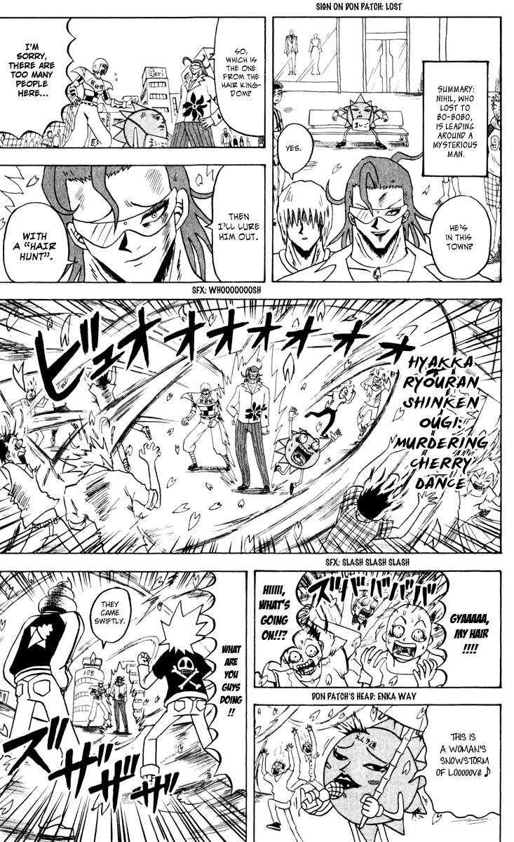 Bobobo-bo Bo-bobo Chapter 128 page 7 - Chapter 128: Idiots Who Disturb Flowers Are Cold