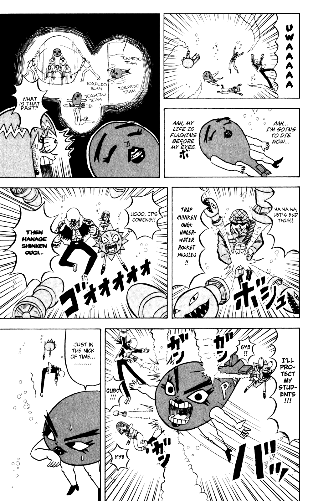 Bobobo-bo Bo-bobo Chapter 136 page 8 - Chapter 136: Torpedo and Combat