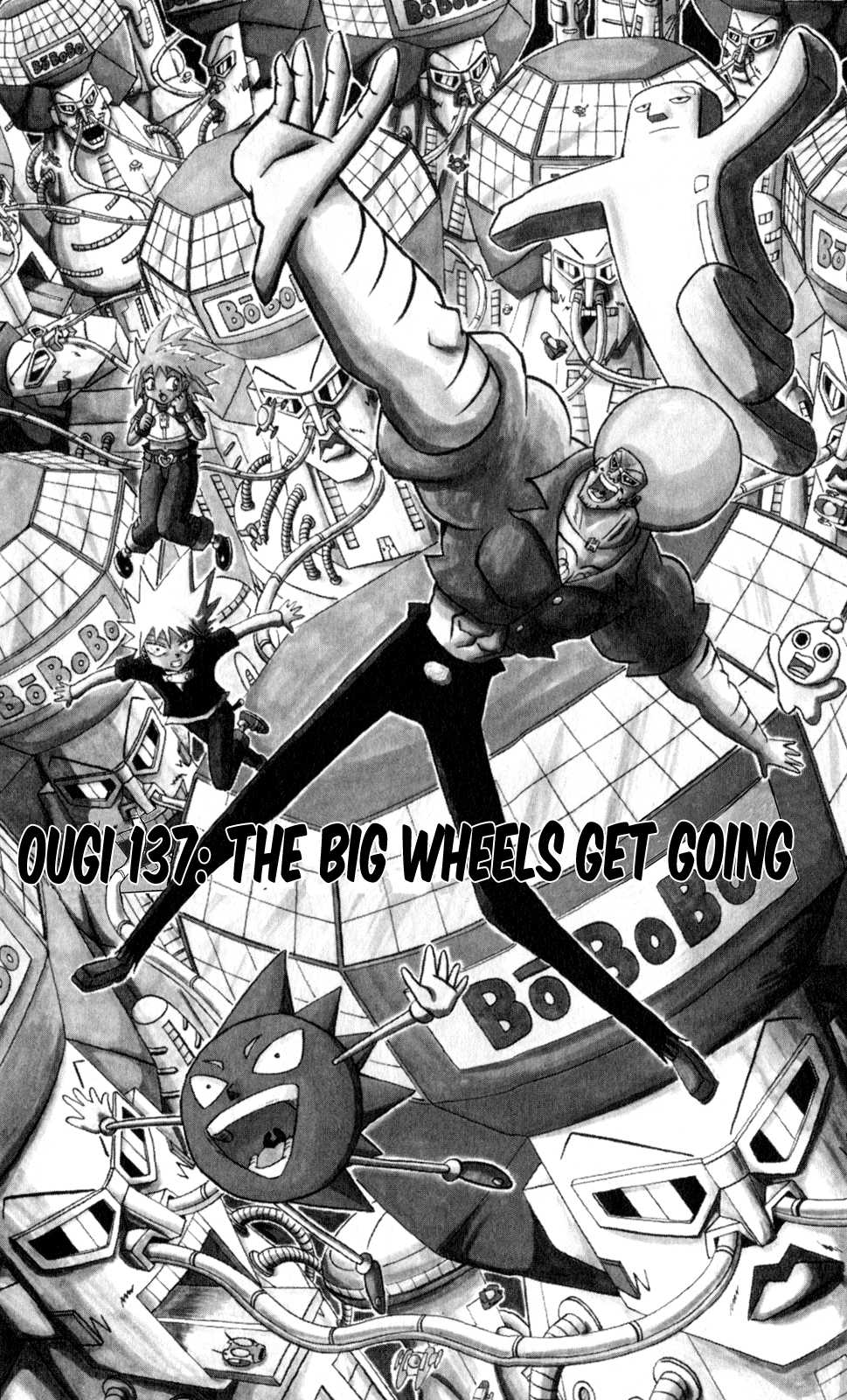 Bobobo-bo Bo-bobo Chapter 137 page 2 - Chapter 137: The Big Wheels Get Going