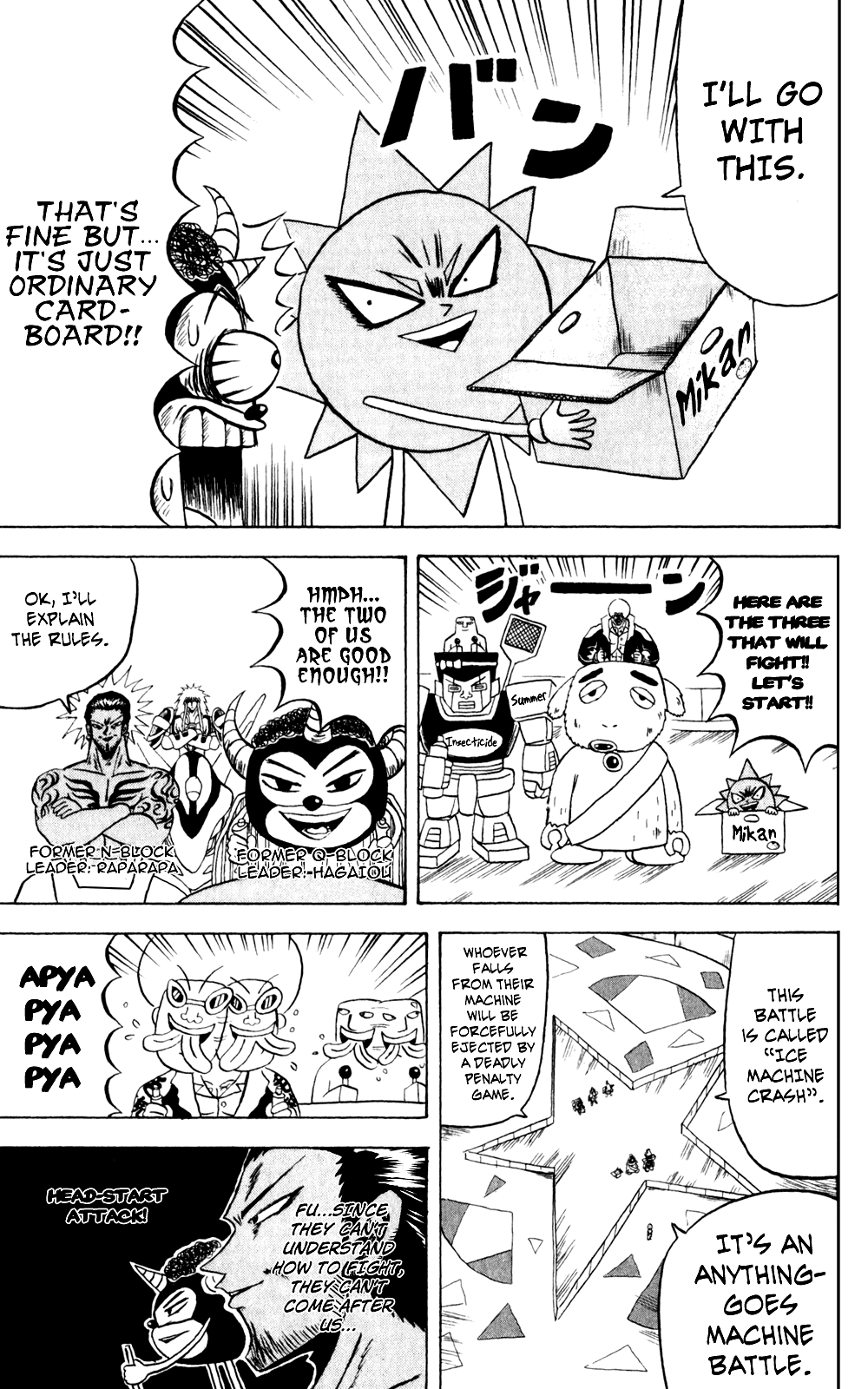 Bobobo-bo Bo-bobo Chapter 137 page 8 - Chapter 137: The Big Wheels Get Going