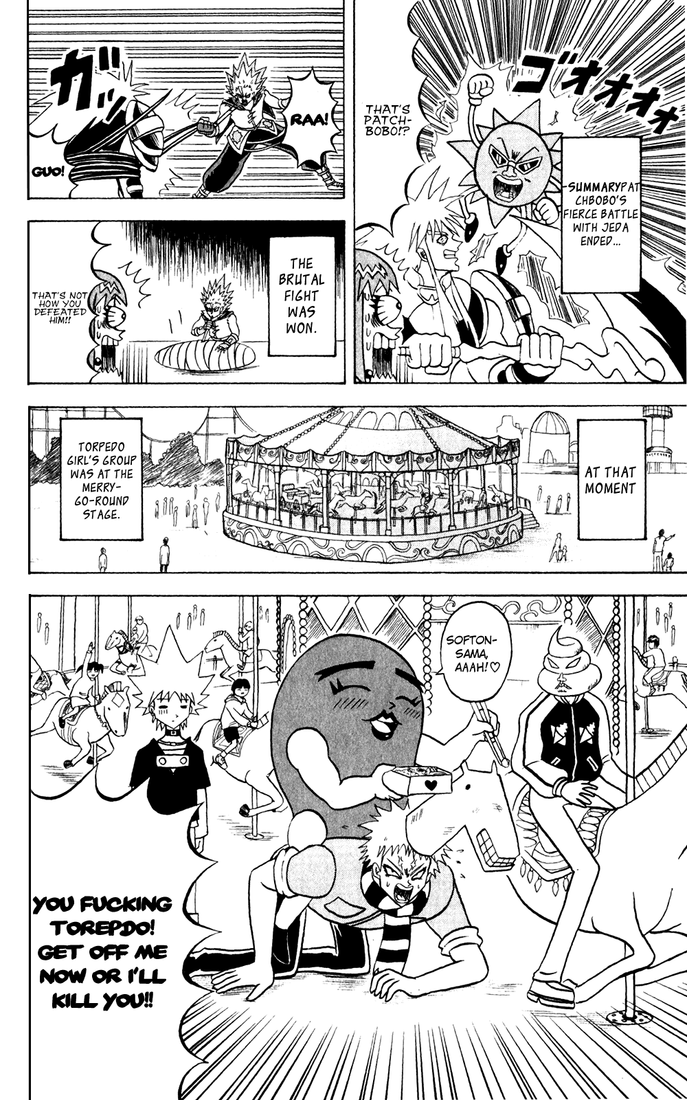Bobobo-bo Bo-bobo Chapter 140 page 3 - Chapter 140: The Prohibitive Violently-Strong Triangle