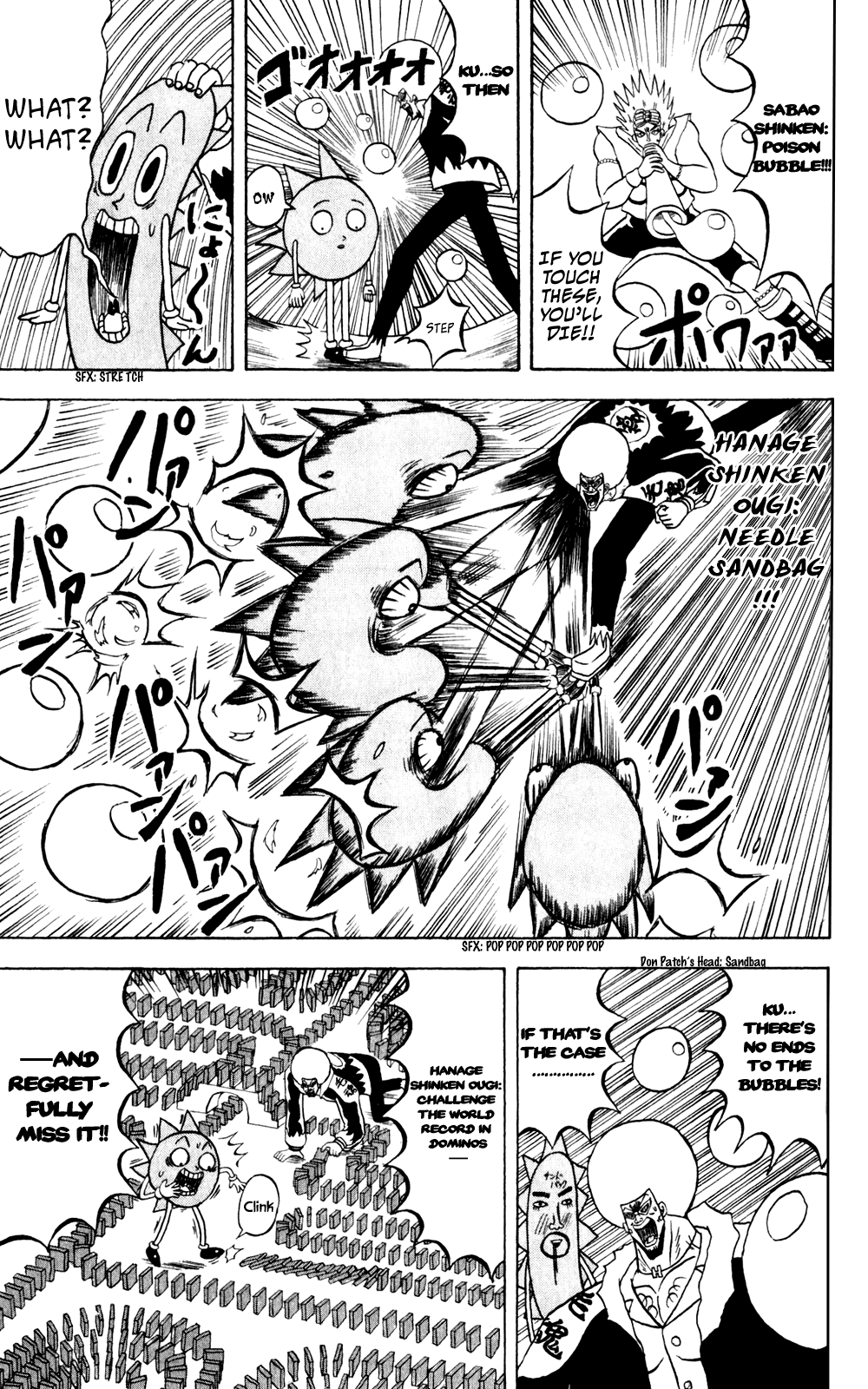 Bobobo-bo Bo-bobo Chapter 142 page 4 - Chapter 142: The Three Hajikelists