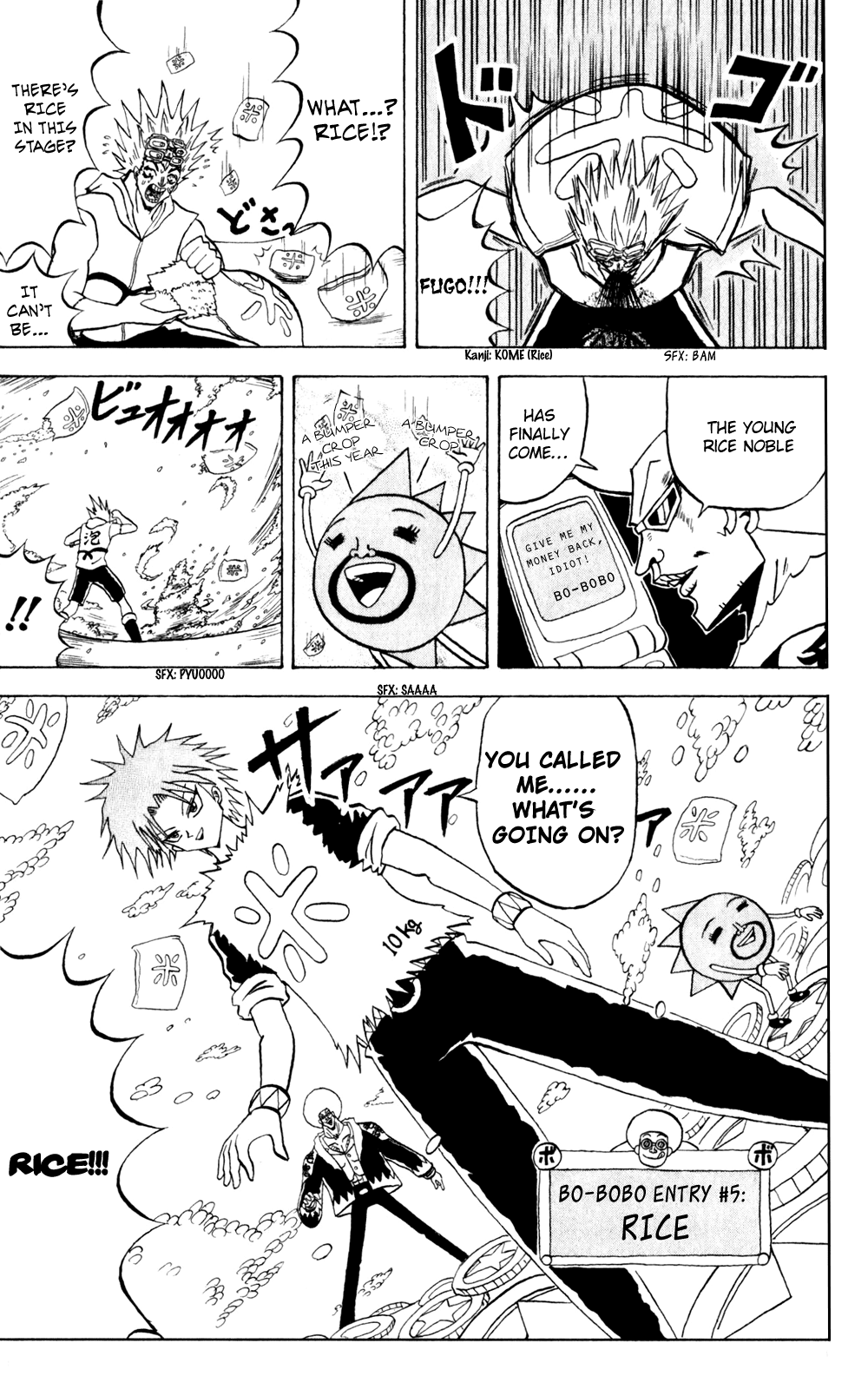 Bobobo-bo Bo-bobo Chapter 142 page 7 - Chapter 142: The Three Hajikelists