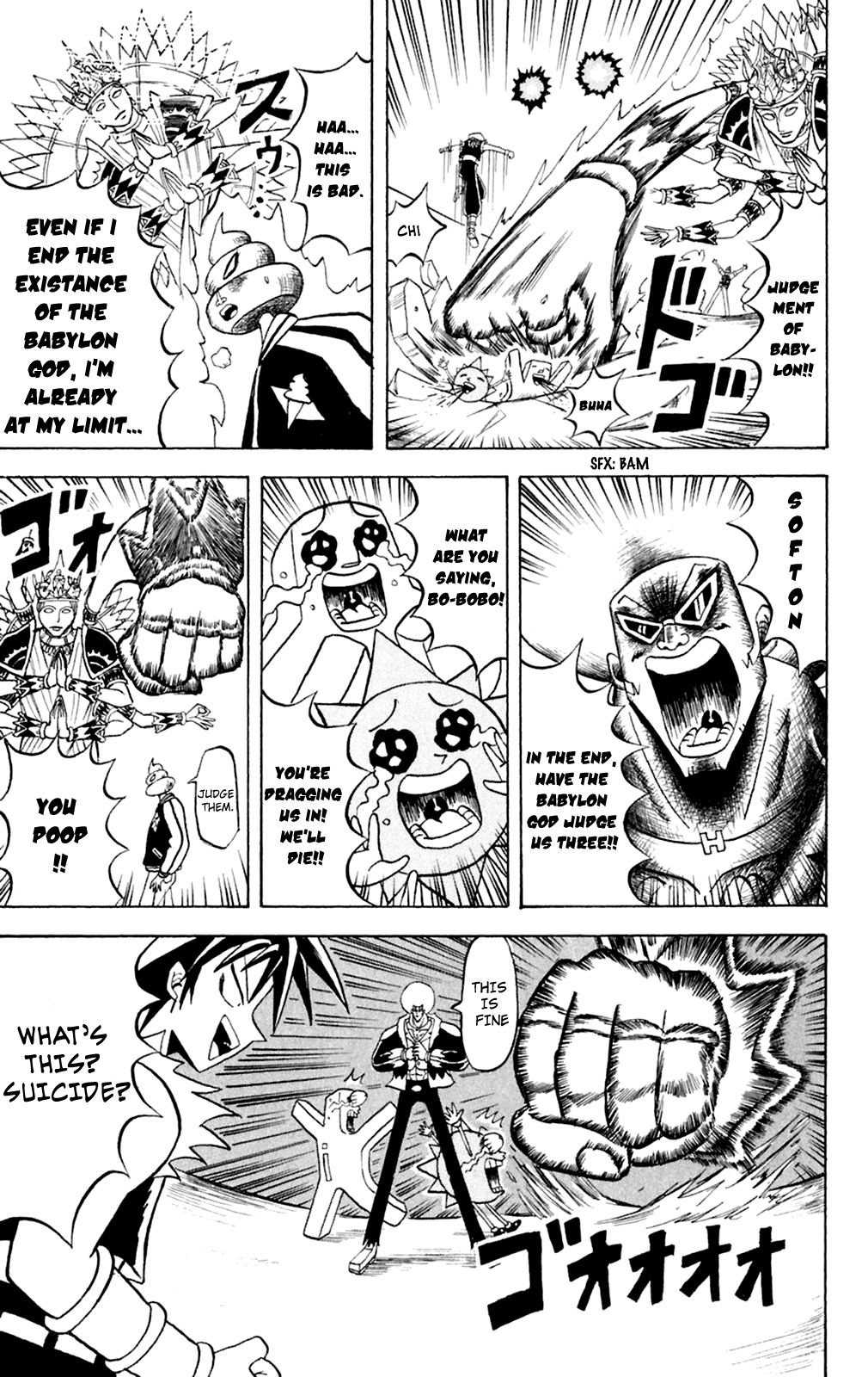 Bobobo-bo Bo-bobo Chapter 148 page 14 - Chapter 148: Lambada of the Three Strengths, Enters!