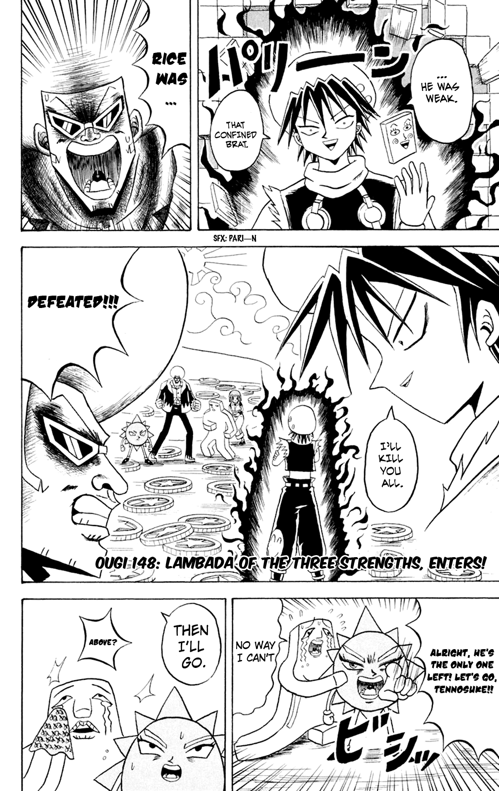 Bobobo-bo Bo-bobo Chapter 148 page 3 - Chapter 148: Lambada of the Three Strengths, Enters!