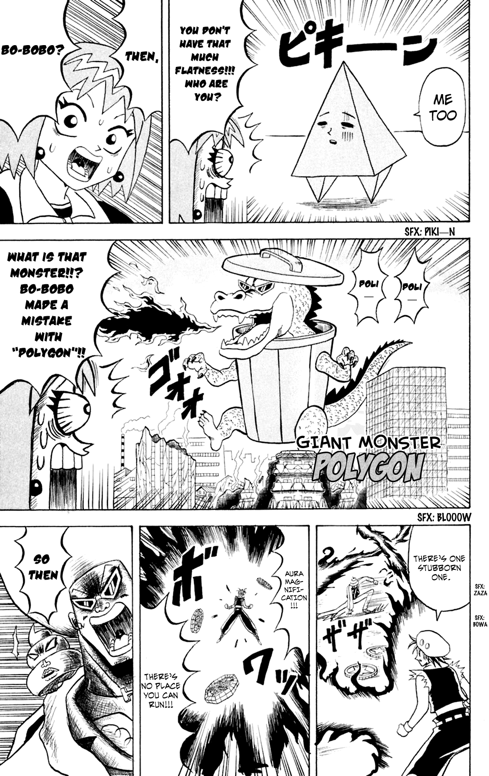 Bobobo-bo Bo-bobo Chapter 148 page 6 - Chapter 148: Lambada of the Three Strengths, Enters!