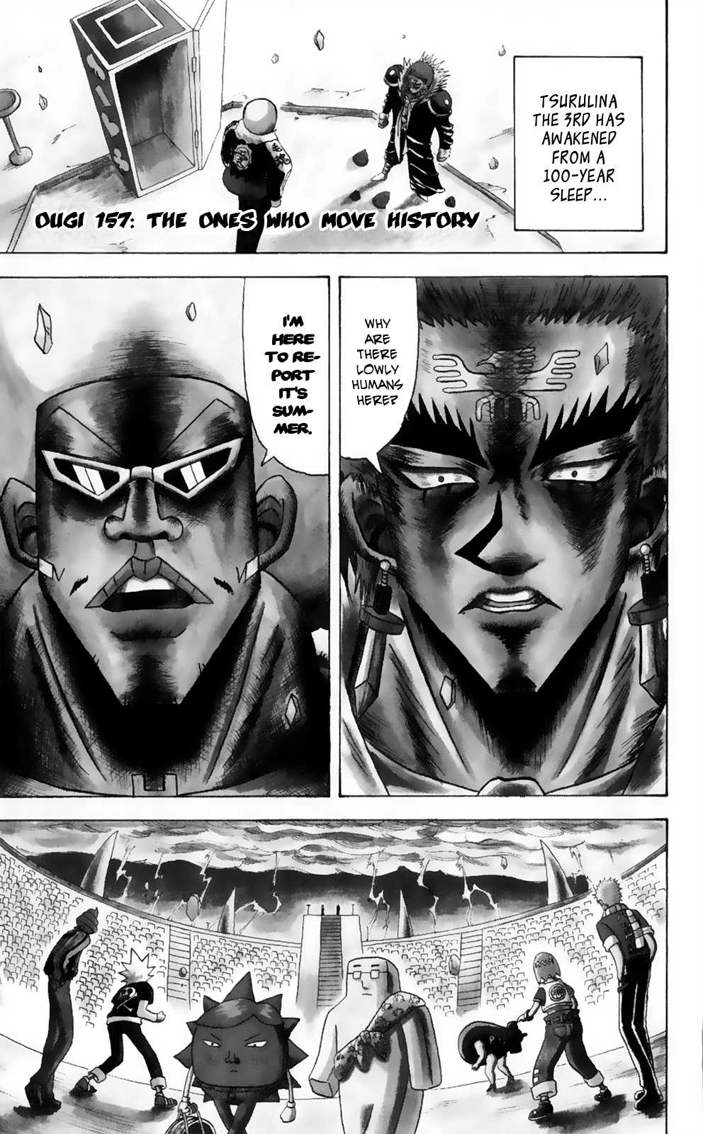 Bobobo-bo Bo-bobo Chapter 157 page 1 - Chapter 157: The Ones Who Move History