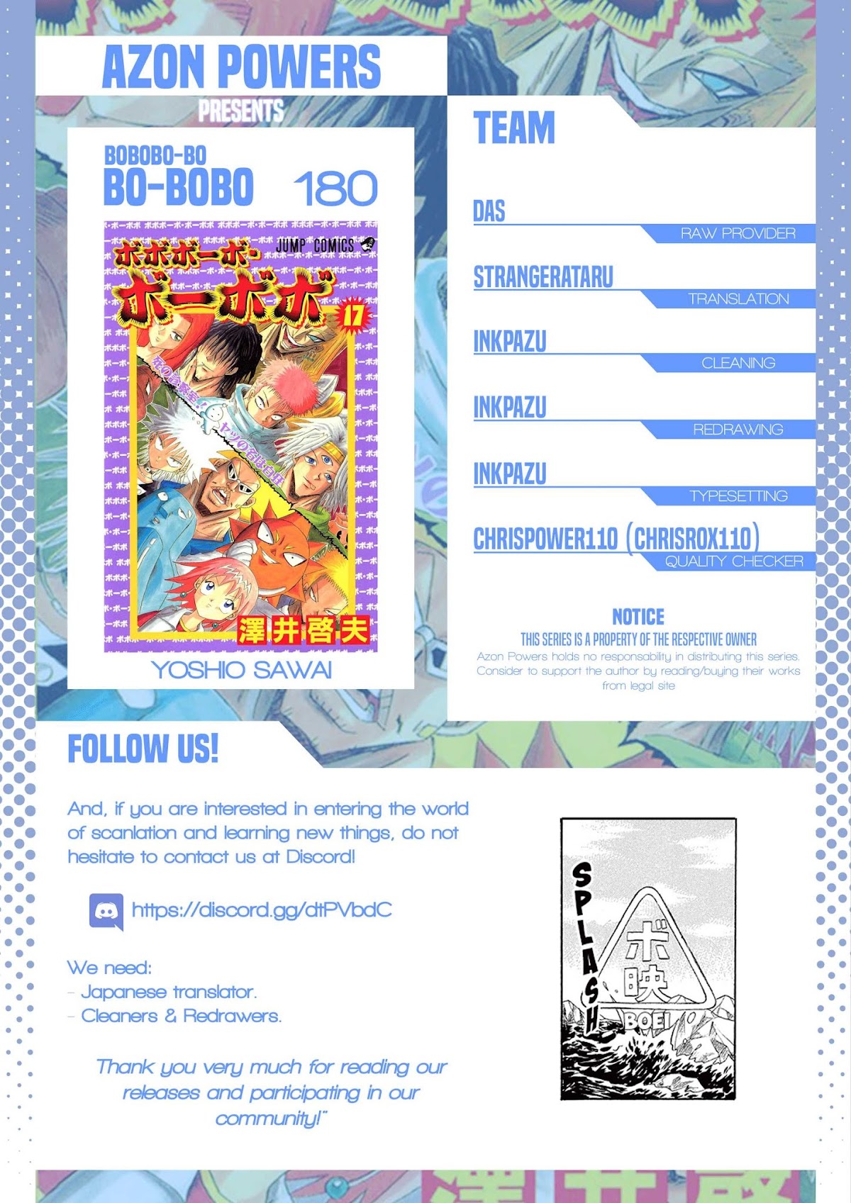 Bobobo-bo Bo-bobo Chapter 180 page 1 - Chapter 180: On The Rise! The Movie Stars Of Tomorrow
