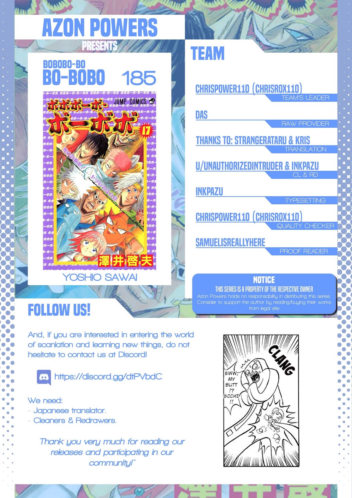 Bobobo-bo Bo-bobo Chapter 185 page 1 - Chapter 185: Dancing Surgery Entrapment Network