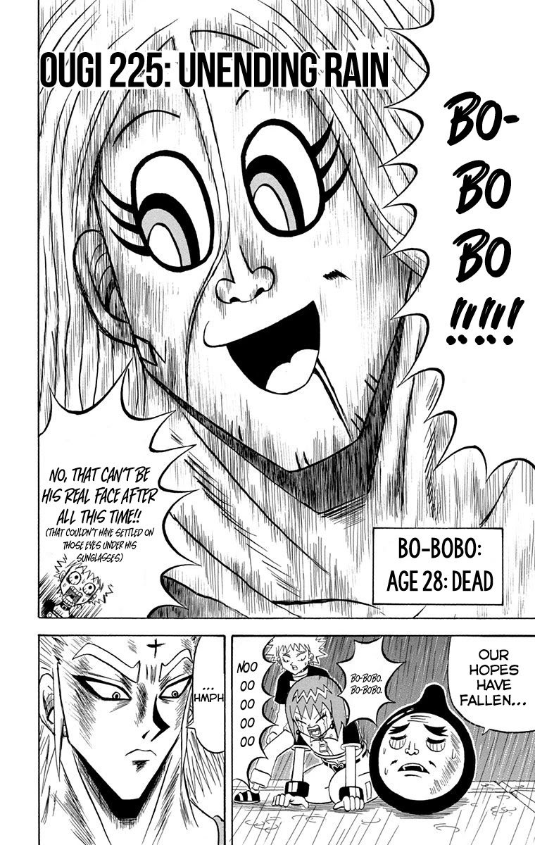 Bobobo-bo Bo-bobo Chapter 225 page 3 - Chapter 225: Ougi 225: Unending Rain
