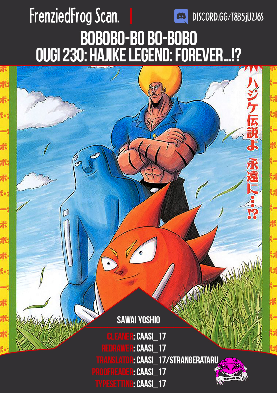 Bobobo-bo Bo-bobo Chapter 230 page 1 - Chapter 230: Ougi 230: Hajike Legend: Forever…!? [END]