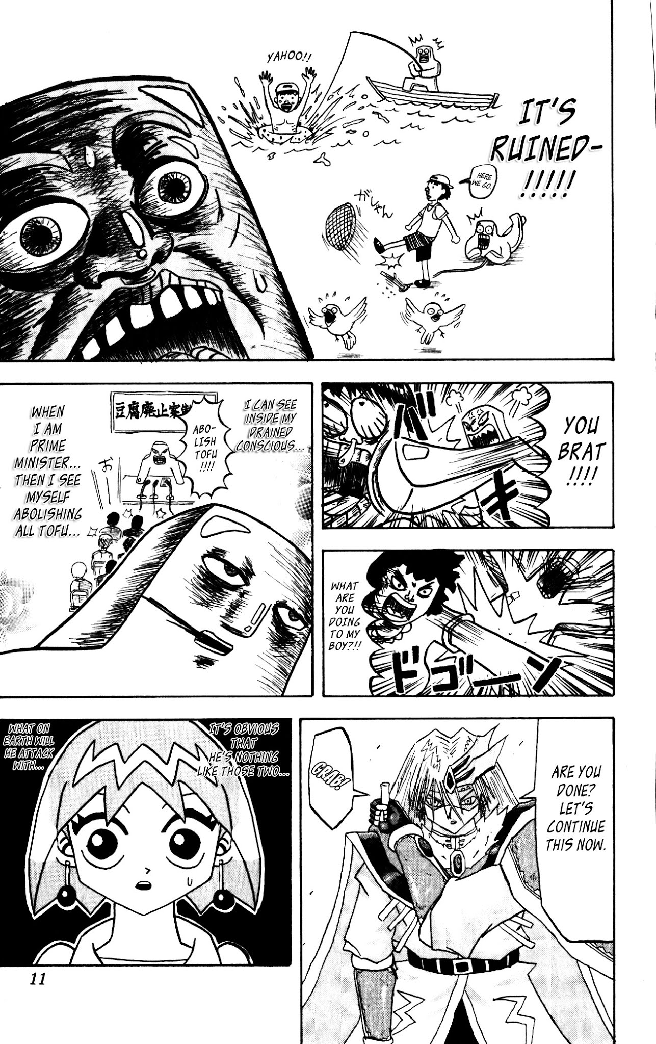 Bobobo-bo Bo-bobo Chapter 32 page 10 - Chapter 32 : Carrying Sadness