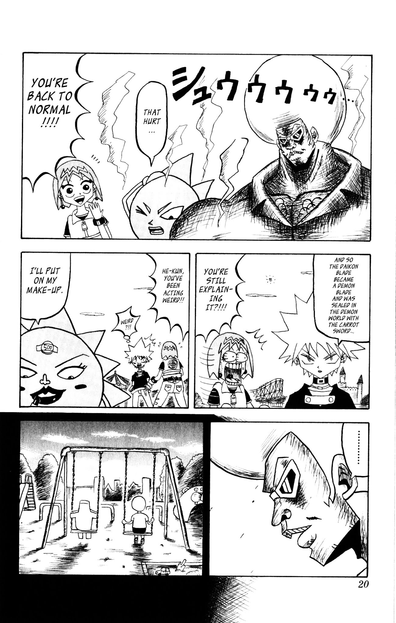 Bobobo-bo Bo-bobo Chapter 32 page 19 - Chapter 32 : Carrying Sadness