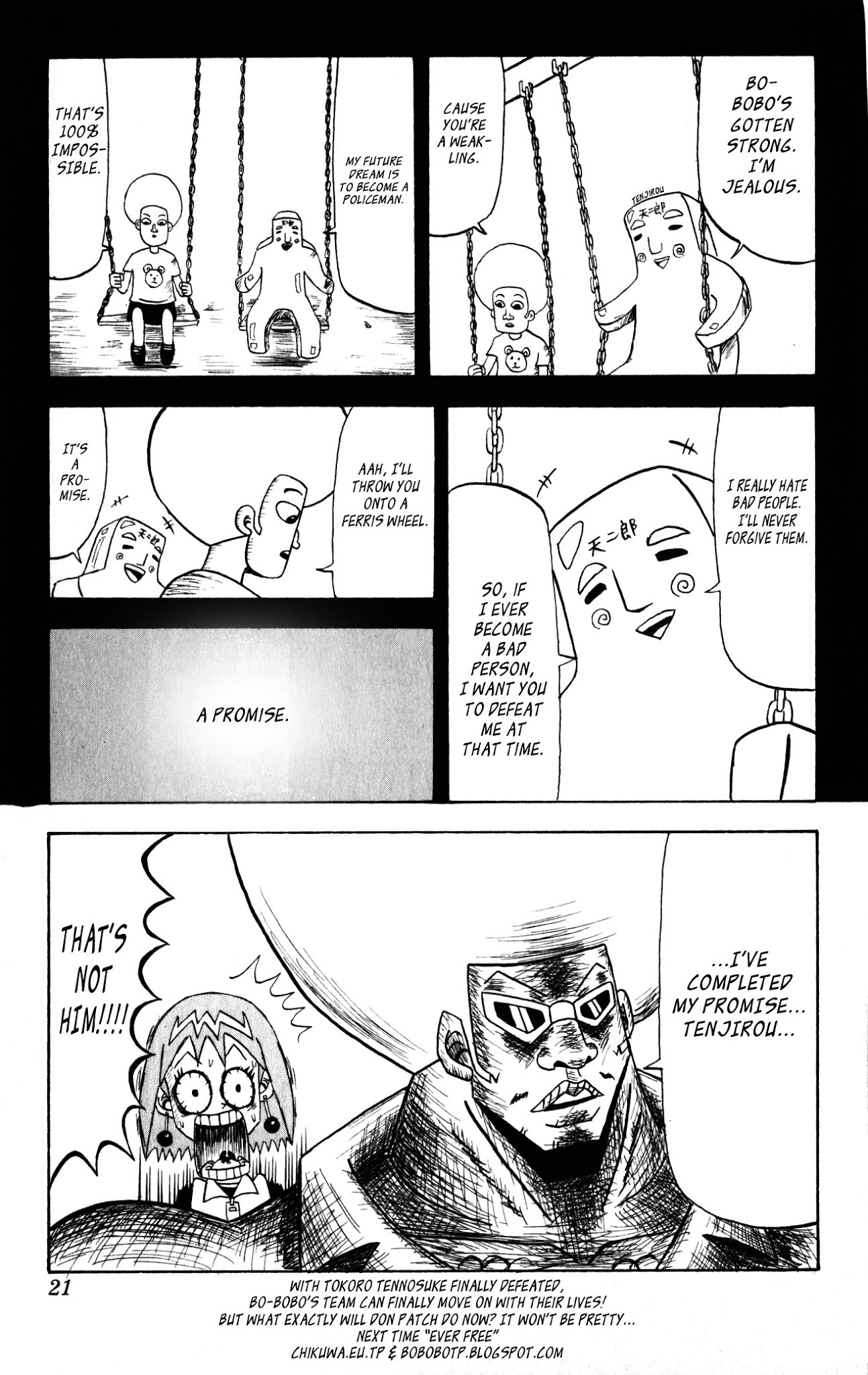 Bobobo-bo Bo-bobo Chapter 32 page 20 - Chapter 32 : Carrying Sadness