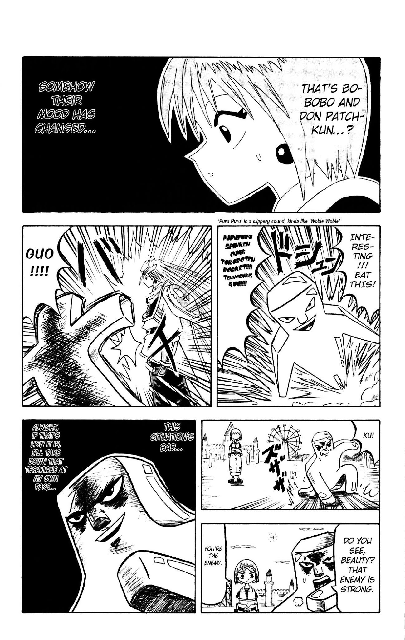 Bobobo-bo Bo-bobo Chapter 32 page 7 - Chapter 32 : Carrying Sadness