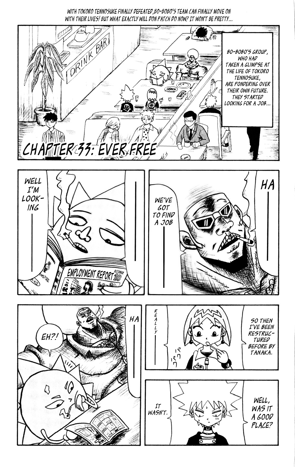 Bobobo-bo Bo-bobo Chapter 33 page 1 - Chapter 33 : Ever Free