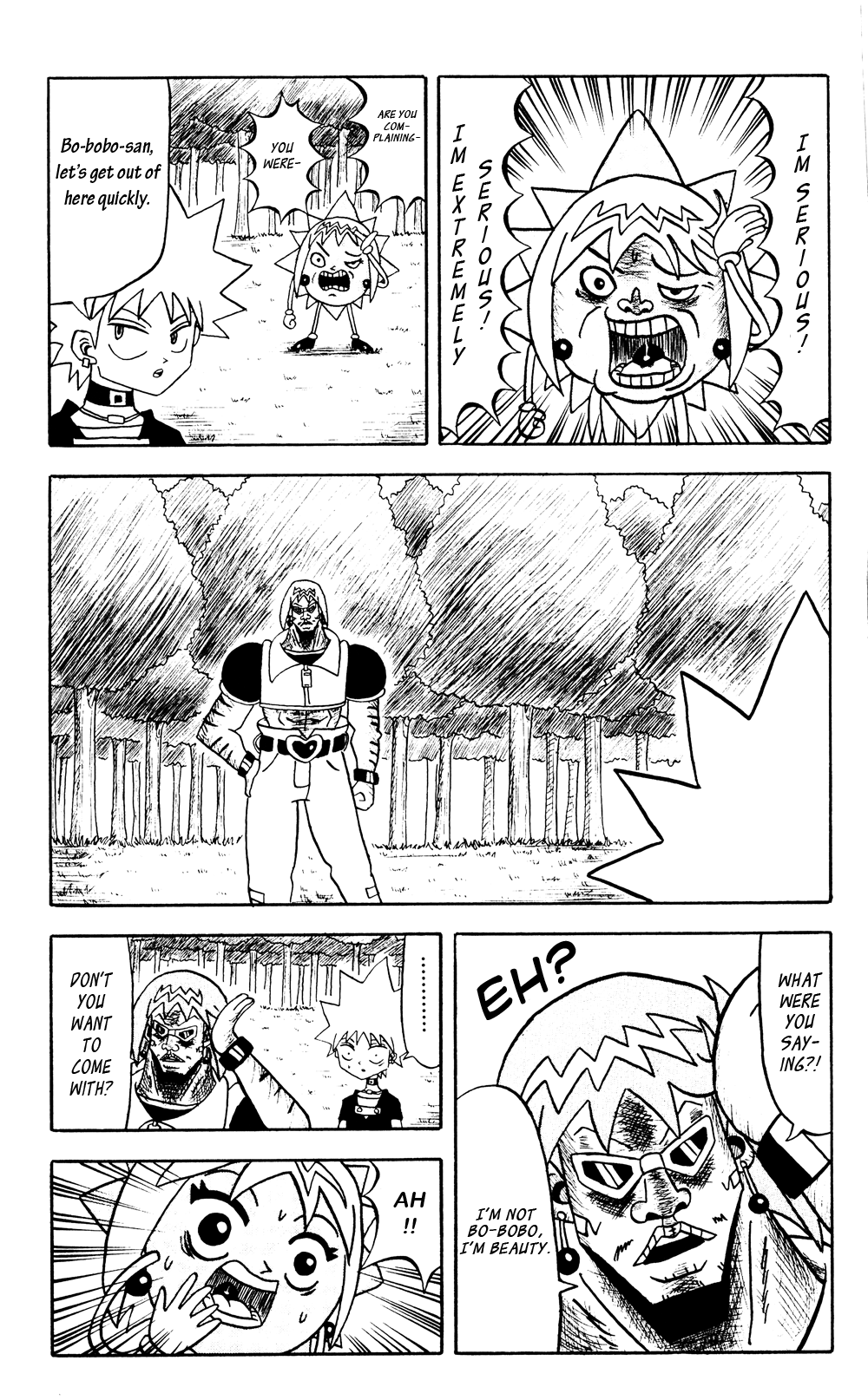 Bobobo-bo Bo-bobo Chapter 37 page 5 - Chapter 37: Gathering of the Five Warriors