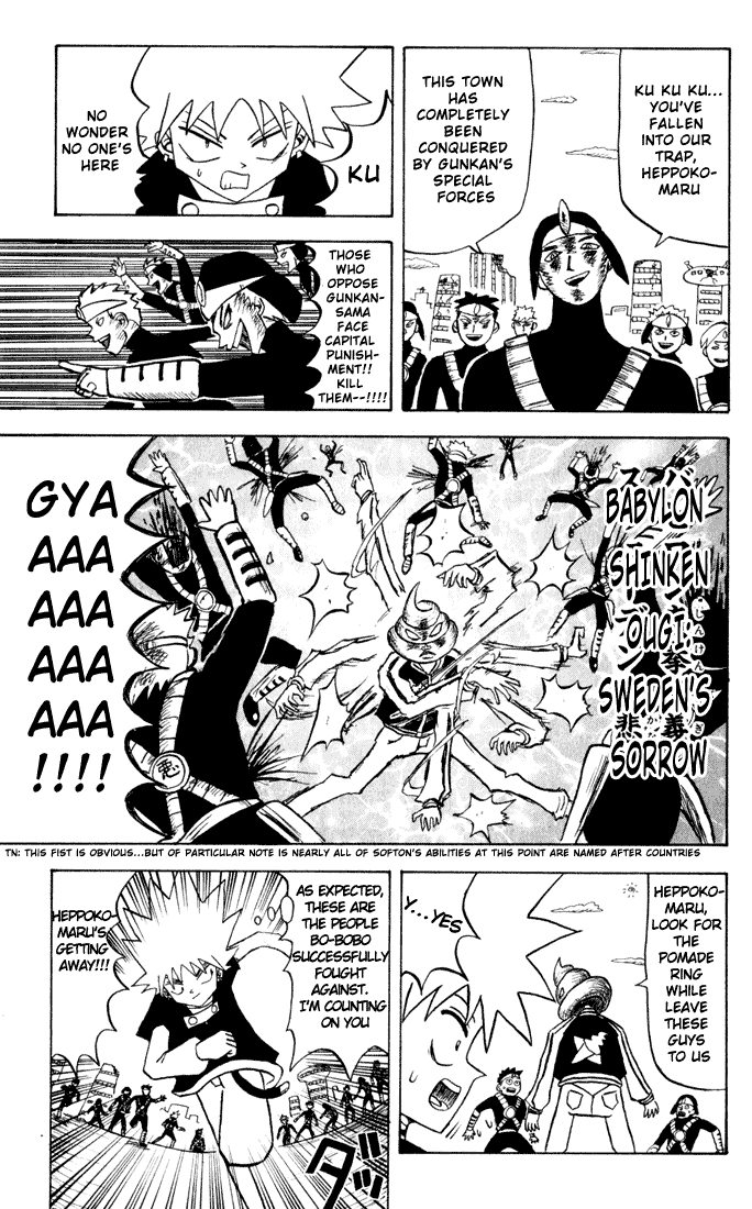 Bobobo-bo Bo-bobo Chapter 38 page 9 - Chapter 38: Go to the Pomade Ring: The Story of the Five of Us
