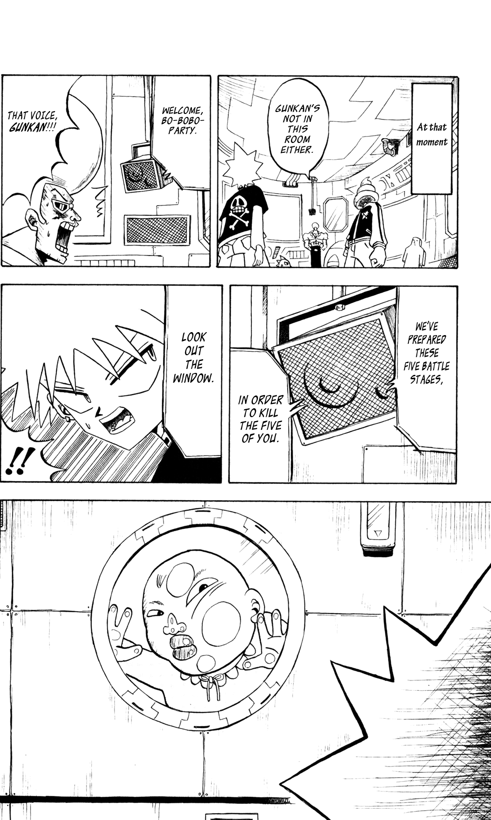 Bobobo-bo Bo-bobo Chapter 40 page 10 - Chapter 40: It's Five on Five! Everyone Come Together