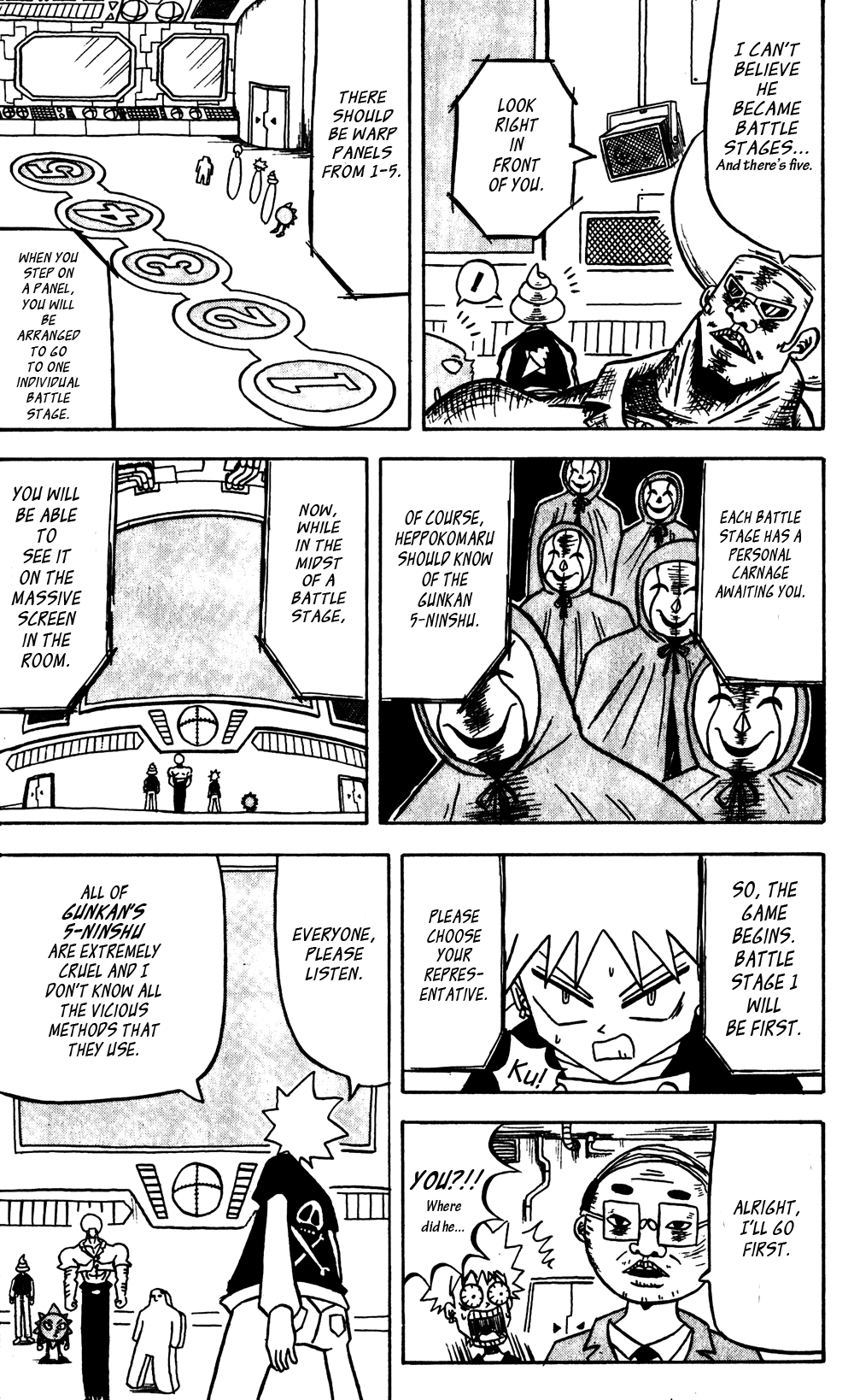 Bobobo-bo Bo-bobo Chapter 40 page 12 - Chapter 40: It's Five on Five! Everyone Come Together