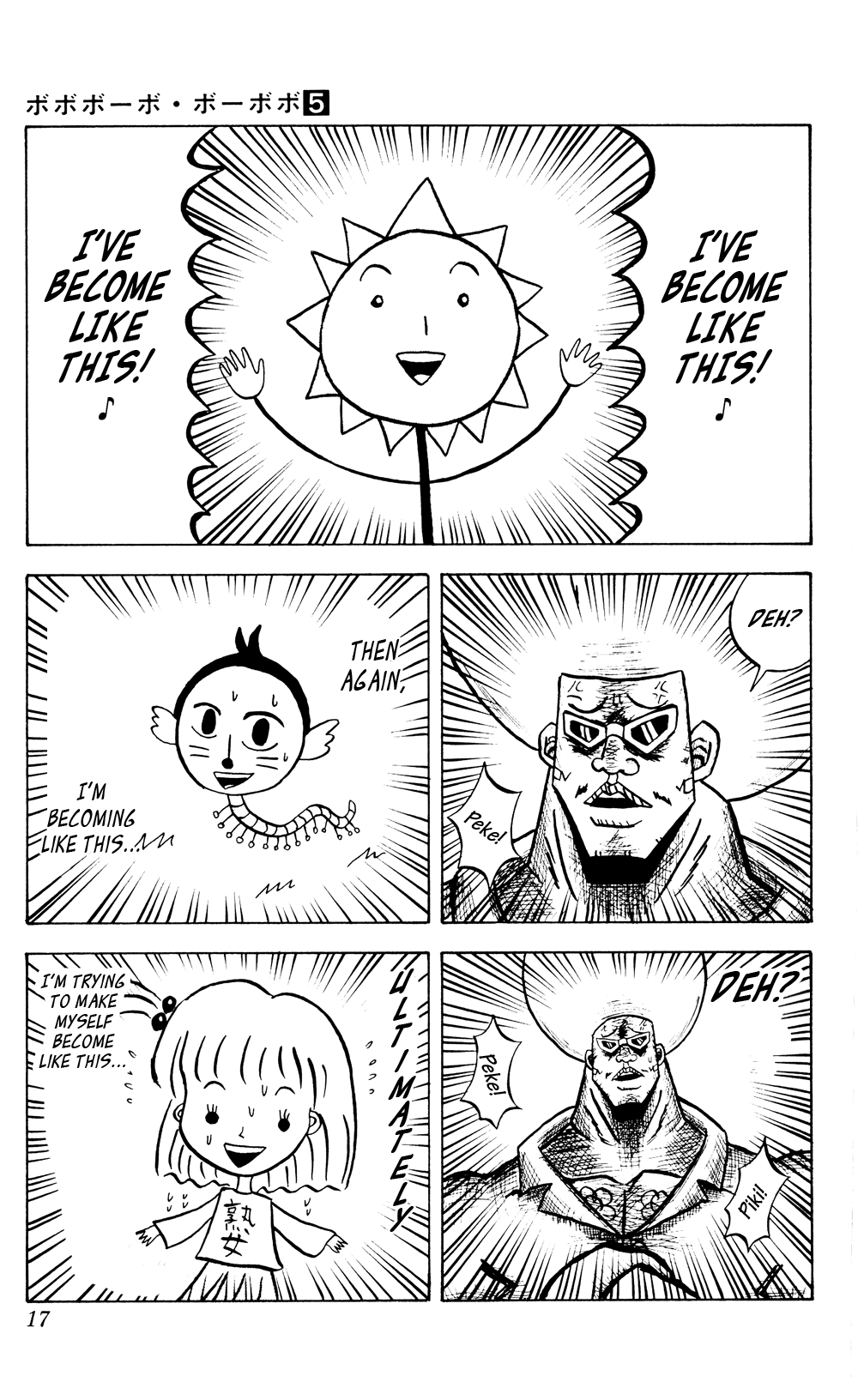 Bobobo-bo Bo-bobo Chapter 43 page 16 - Chapter 43: Huge Battle!! Bo-bobo World!!