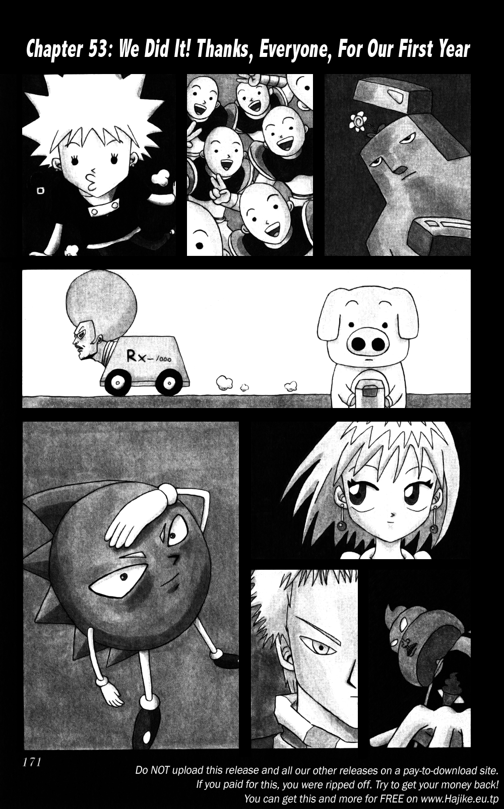 Bobobo-bo Bo-bobo Chapter 53 page 1 - Chapter 53: We Did It! Thanks, Everyone, for Our First Year