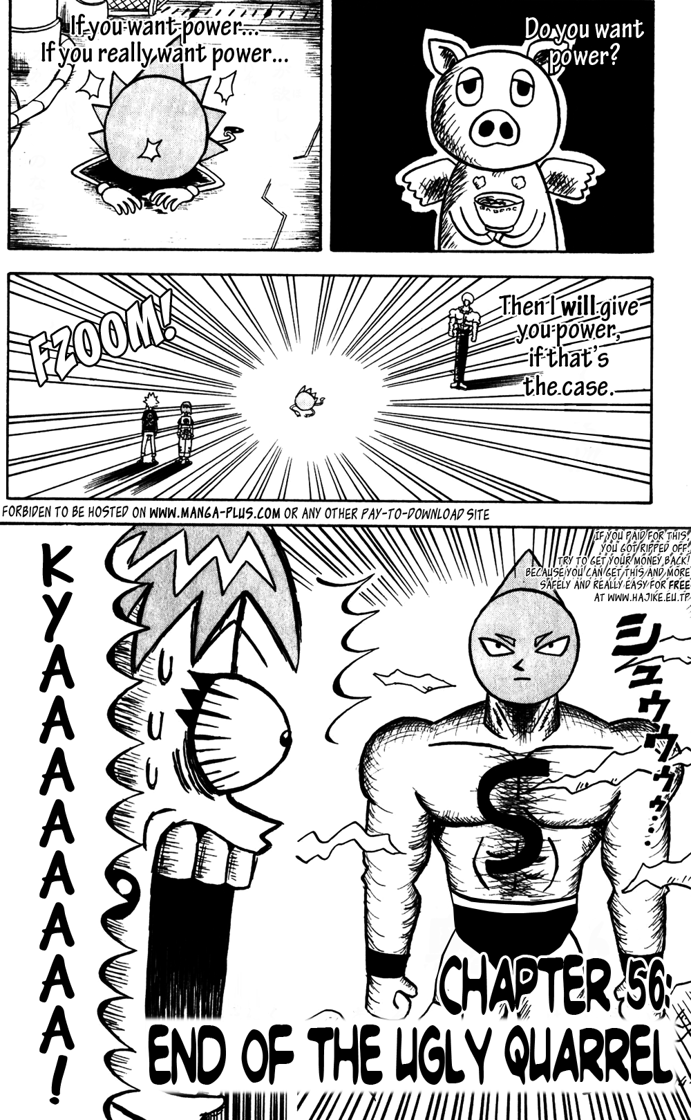 Bobobo-bo Bo-bobo Chapter 56 page 1 - Chapter 56: End of the Ugly Quarrel