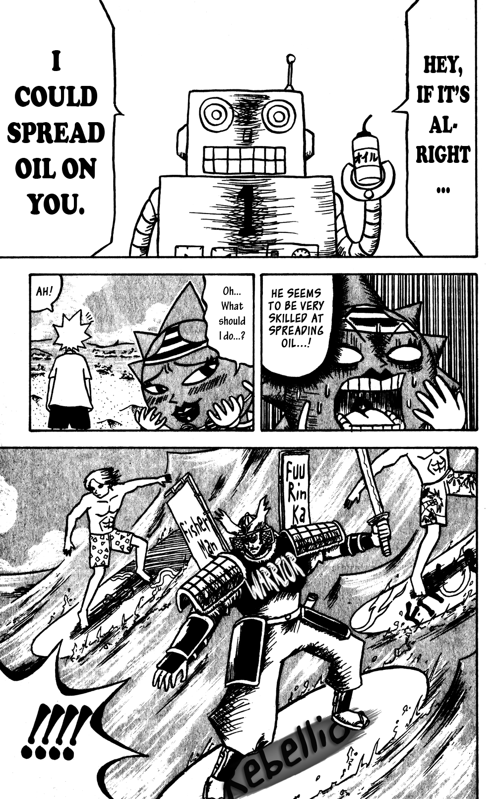 Bobobo-bo Bo-bobo Chapter 57 page 3 - Chapter 57: Summer! The Sea! Splitting Watermelons!! Yaaay!!!!