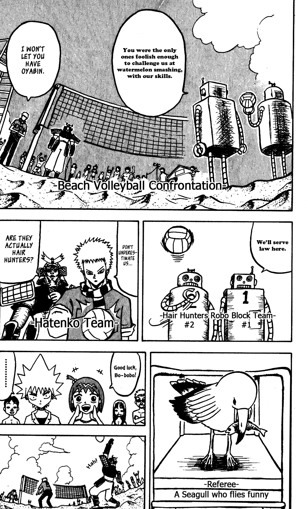 Bobobo-bo Bo-bobo Chapter 57 page 7 - Chapter 57: Summer! The Sea! Splitting Watermelons!! Yaaay!!!!
