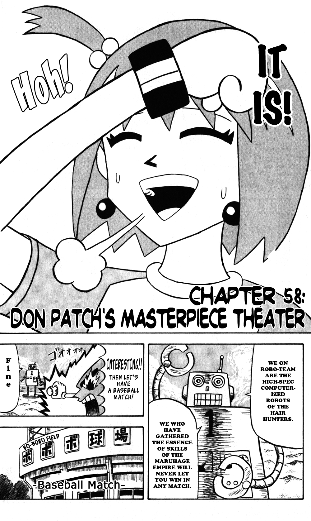Bobobo-bo Bo-bobo Chapter 58 page 2 - Chapter 58: Don Patch's Masterpiece Theater
