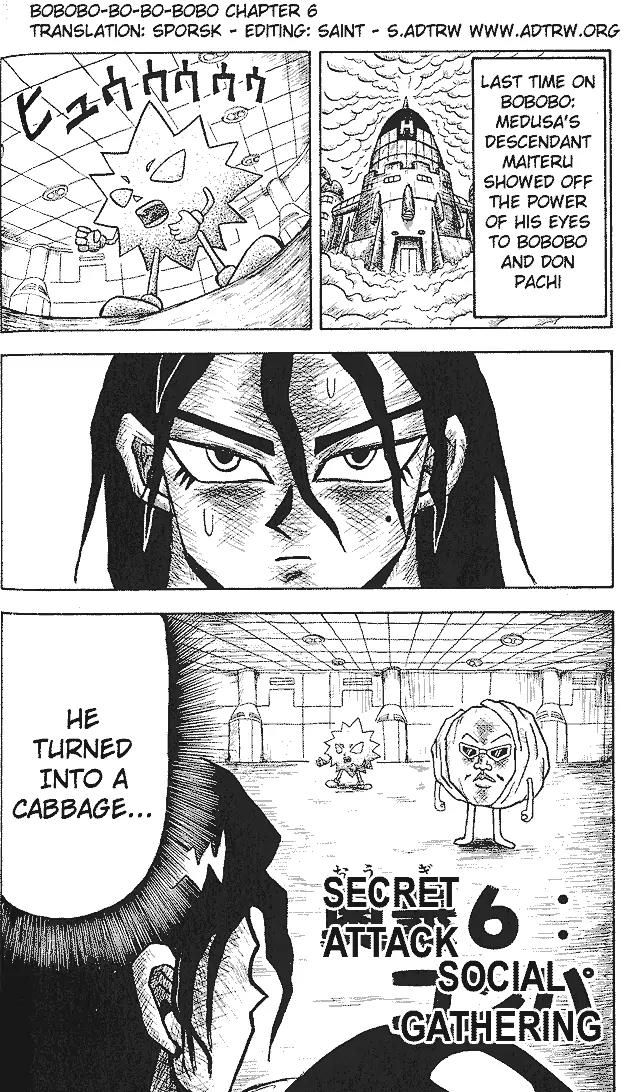 Bobobo-bo Bo-bobo Chapter 6 page 1 - Chapter 6 : Secret Attack 6 Social Gathering