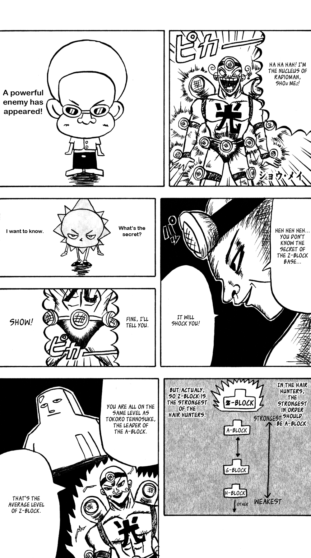 Bobobo-bo Bo-bobo Chapter 60 page 11 - Chapter 60: The Secret of the Z-Block Base
