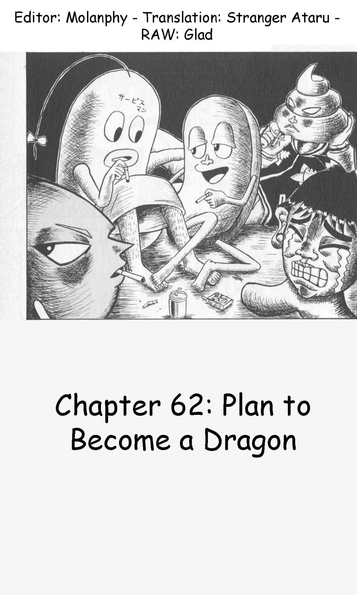 Bobobo-bo Bo-bobo Chapter 62 page 1 - Chapter 62: Plan to Become a Dragon