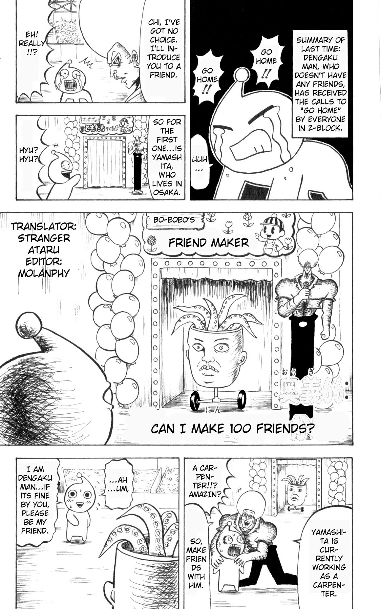 Bobobo-bo Bo-bobo Chapter 66 page 6 - Chapter 66: Can I Make 100 Friends?