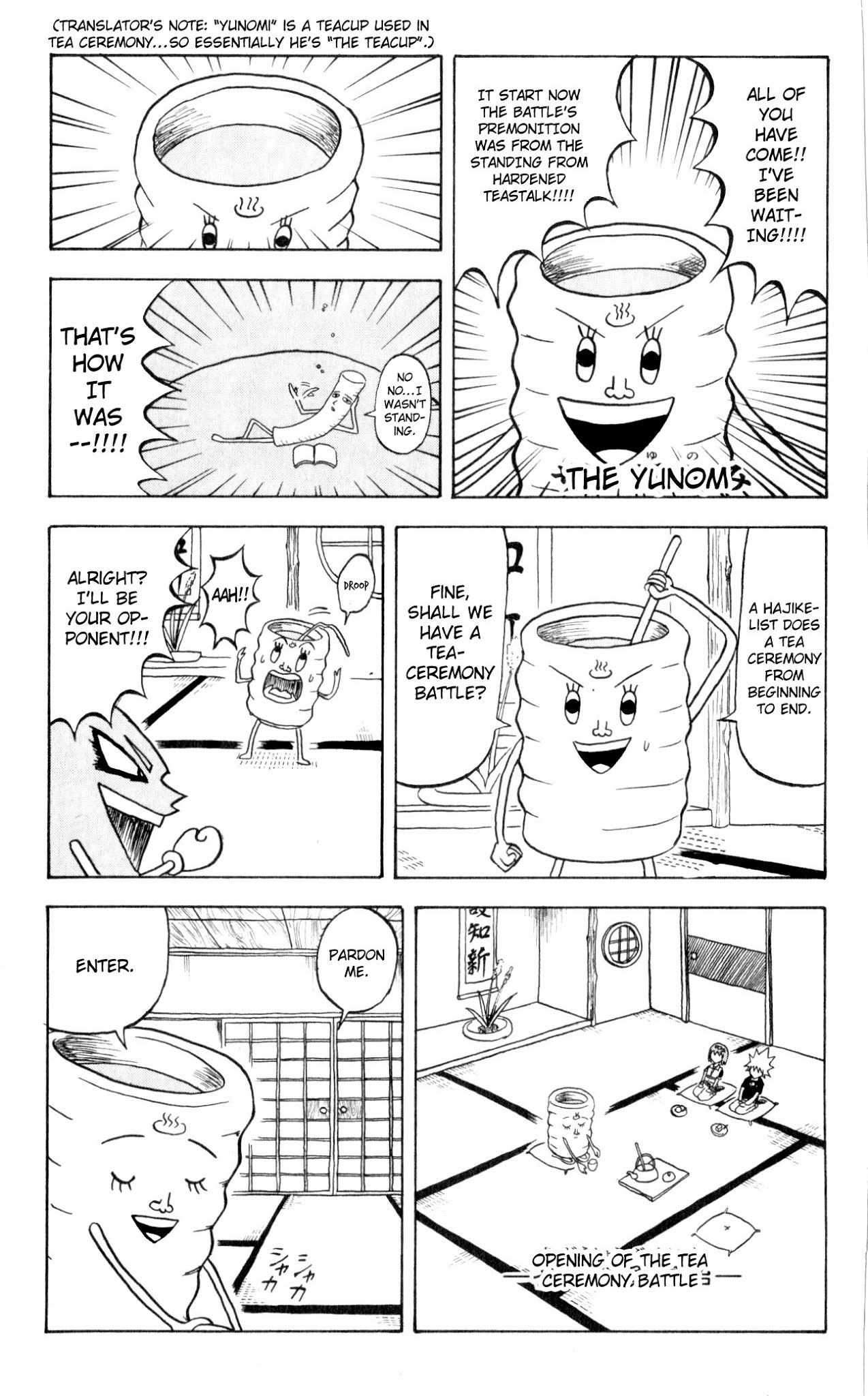 Bobobo-bo Bo-bobo Chapter 69 page 3 - Chapter 69: Tea-Ceremony Panic!!