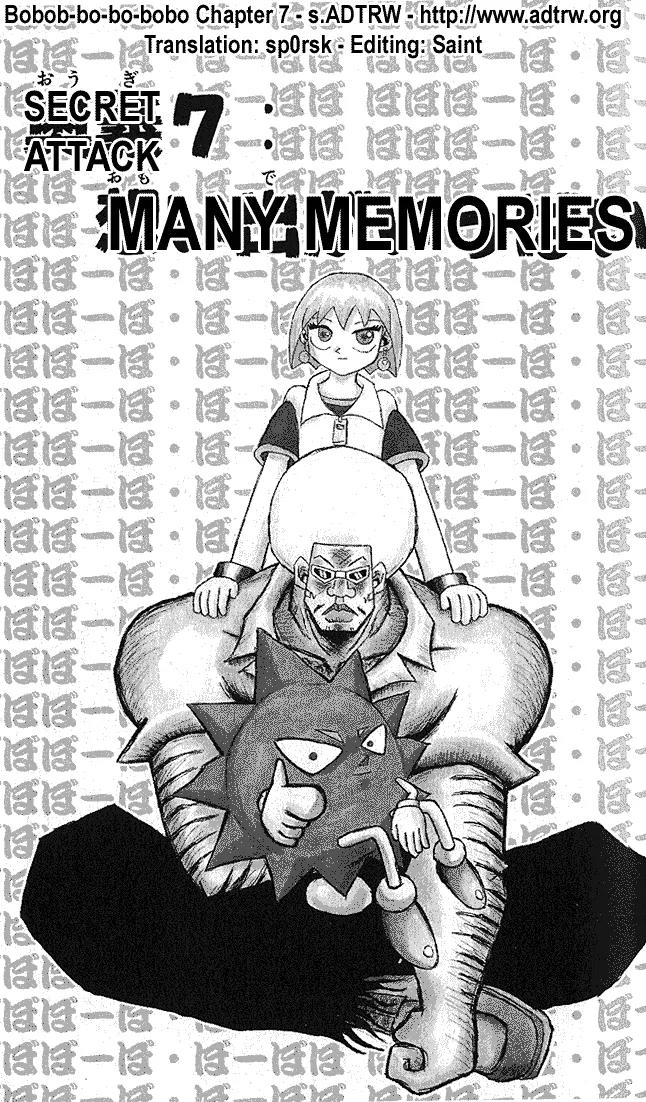 Bobobo-bo Bo-bobo Chapter 7 page 1 - Chapter 7 : Secret Attack 7 Many Memories