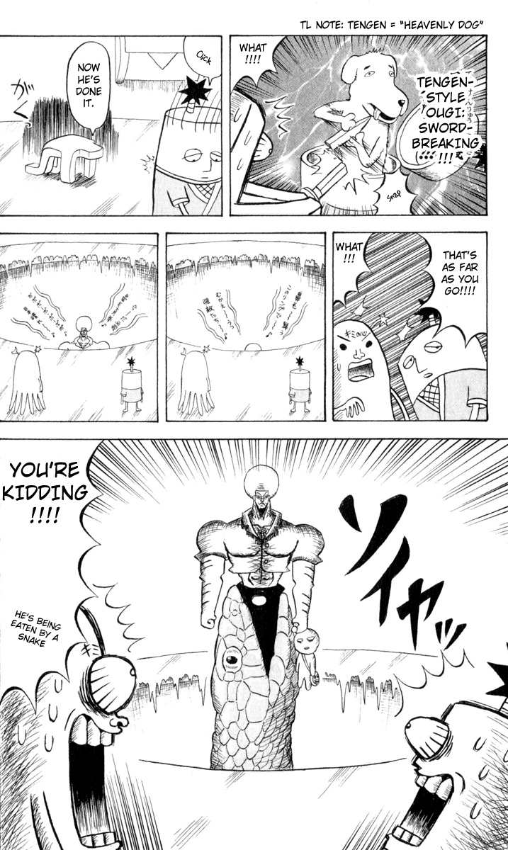 Bobobo-bo Bo-bobo Chapter 83 page 6 - Chapter 83: Merrymaking on the Toilet-Top