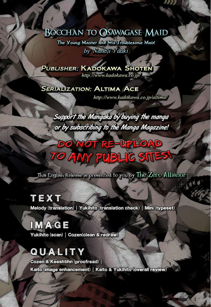 Bocchan to Osawagase Maid Chapter 0 page 1 - Chapter 0