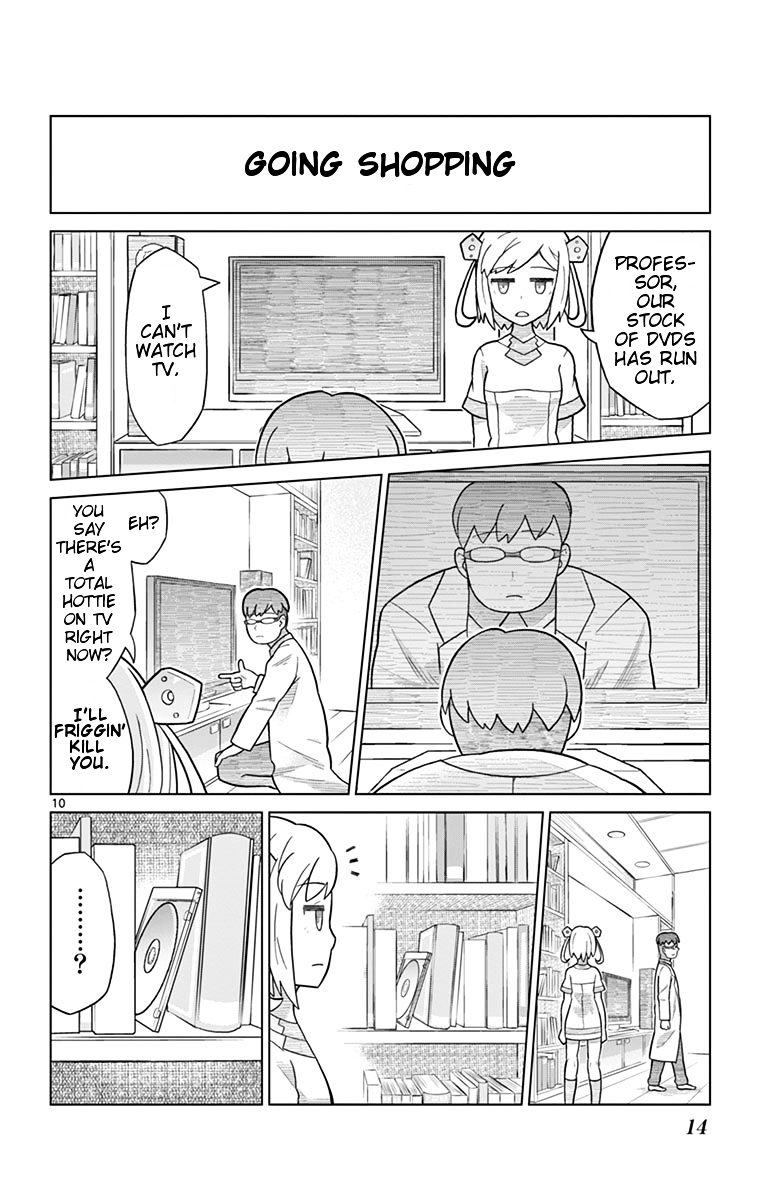 Bocchi Hakase to Robot Shoujo no Zetsubou Teki Utopia Chapter 1 page 14 - Chapter 1 : Lonely Professor and Robot Girl