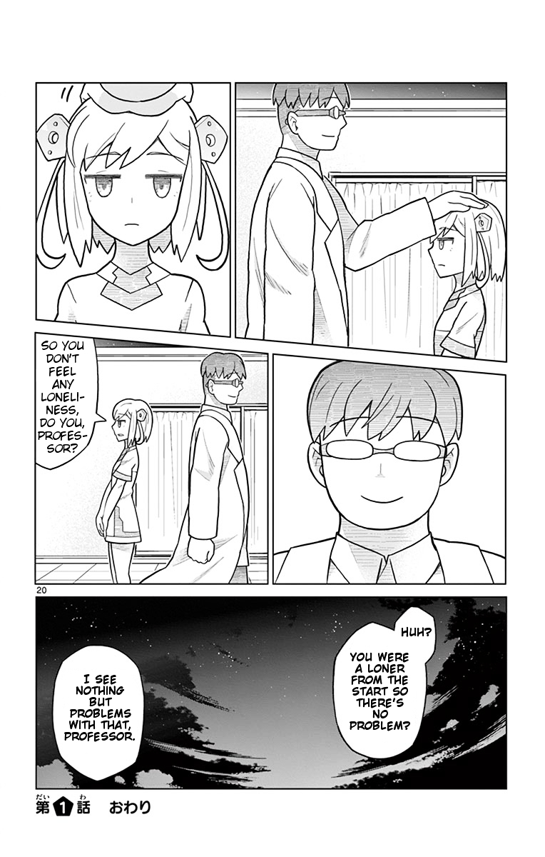 Bocchi Hakase to Robot Shoujo no Zetsubou Teki Utopia Chapter 1 page 24 - Chapter 1 : Lonely Professor and Robot Girl