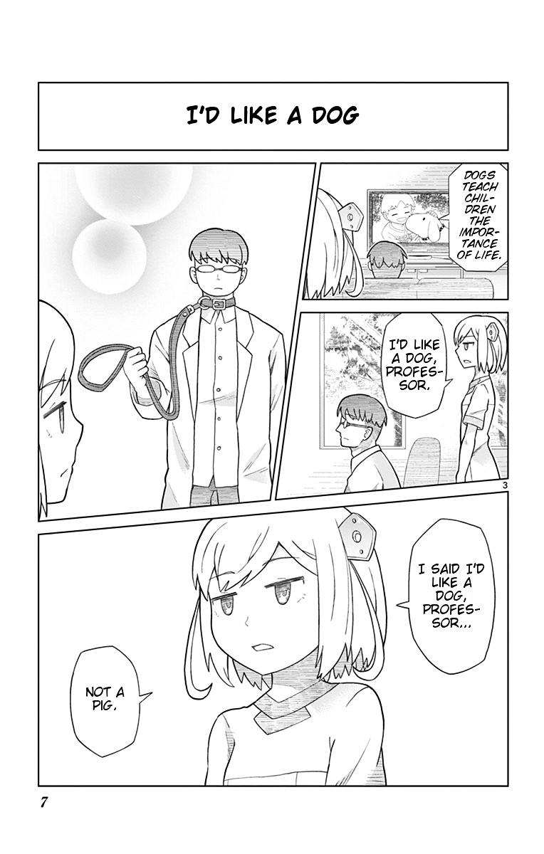 Bocchi Hakase to Robot Shoujo no Zetsubou Teki Utopia Chapter 1 page 7 - Chapter 1 : Lonely Professor and Robot Girl