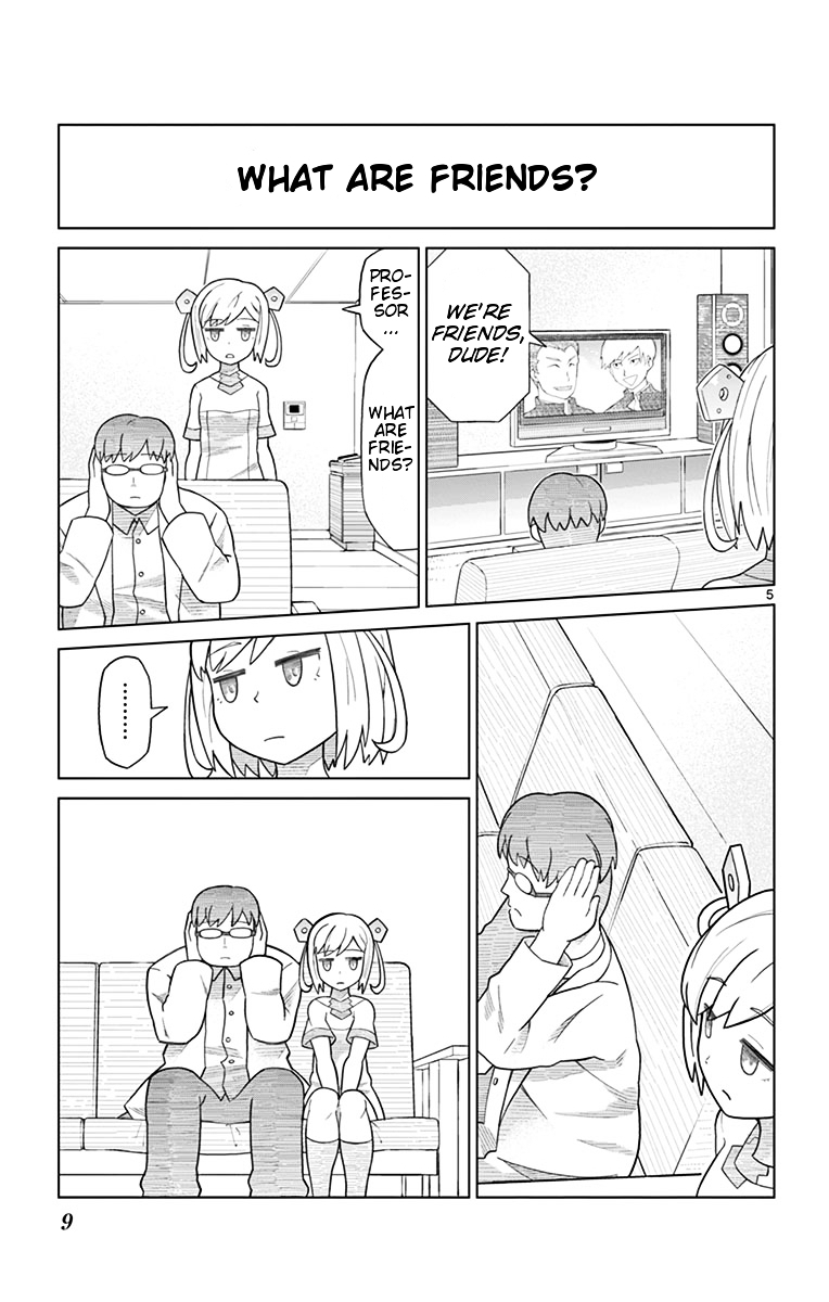 Bocchi Hakase to Robot Shoujo no Zetsubou Teki Utopia Chapter 1 page 9 - Chapter 1 : Lonely Professor and Robot Girl